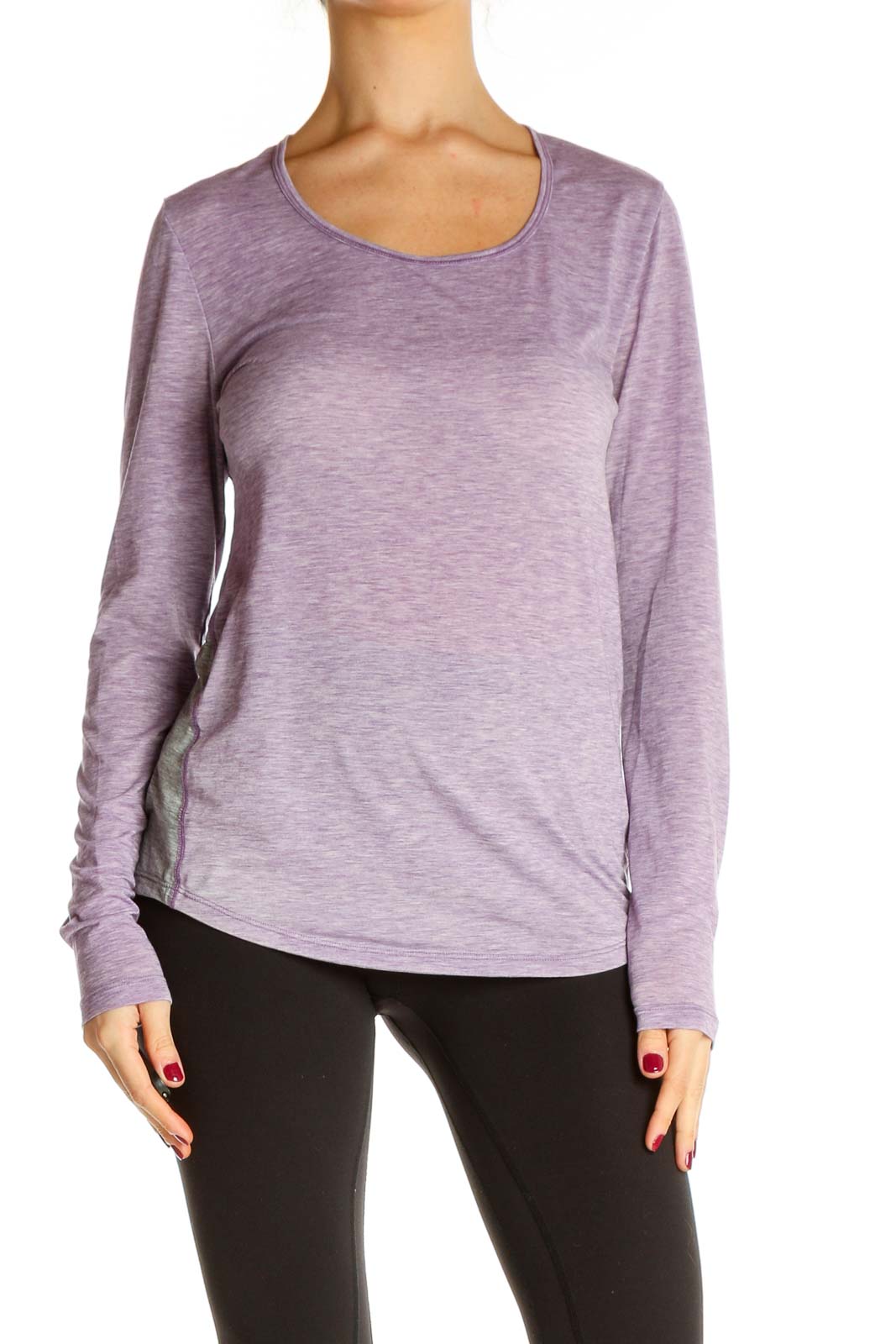Purple Sweatshirt Front
