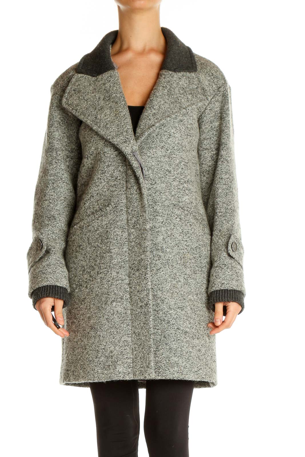 Gray Overcoat Front