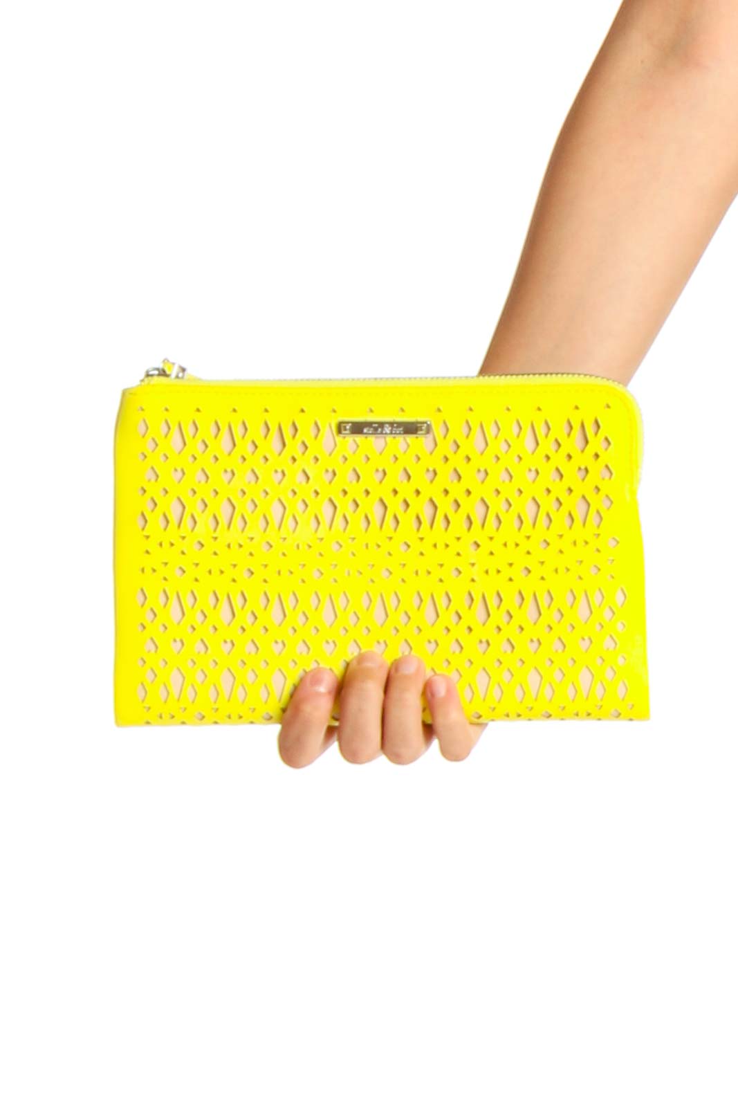 Yellow Clutch Bag Front