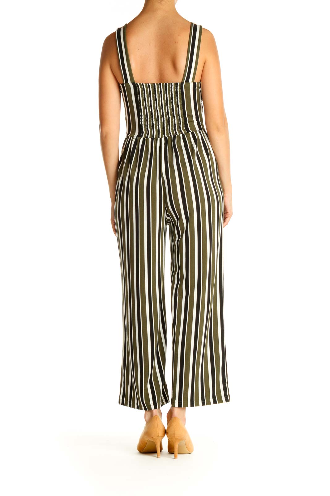 Express best sale jumpsuit striped