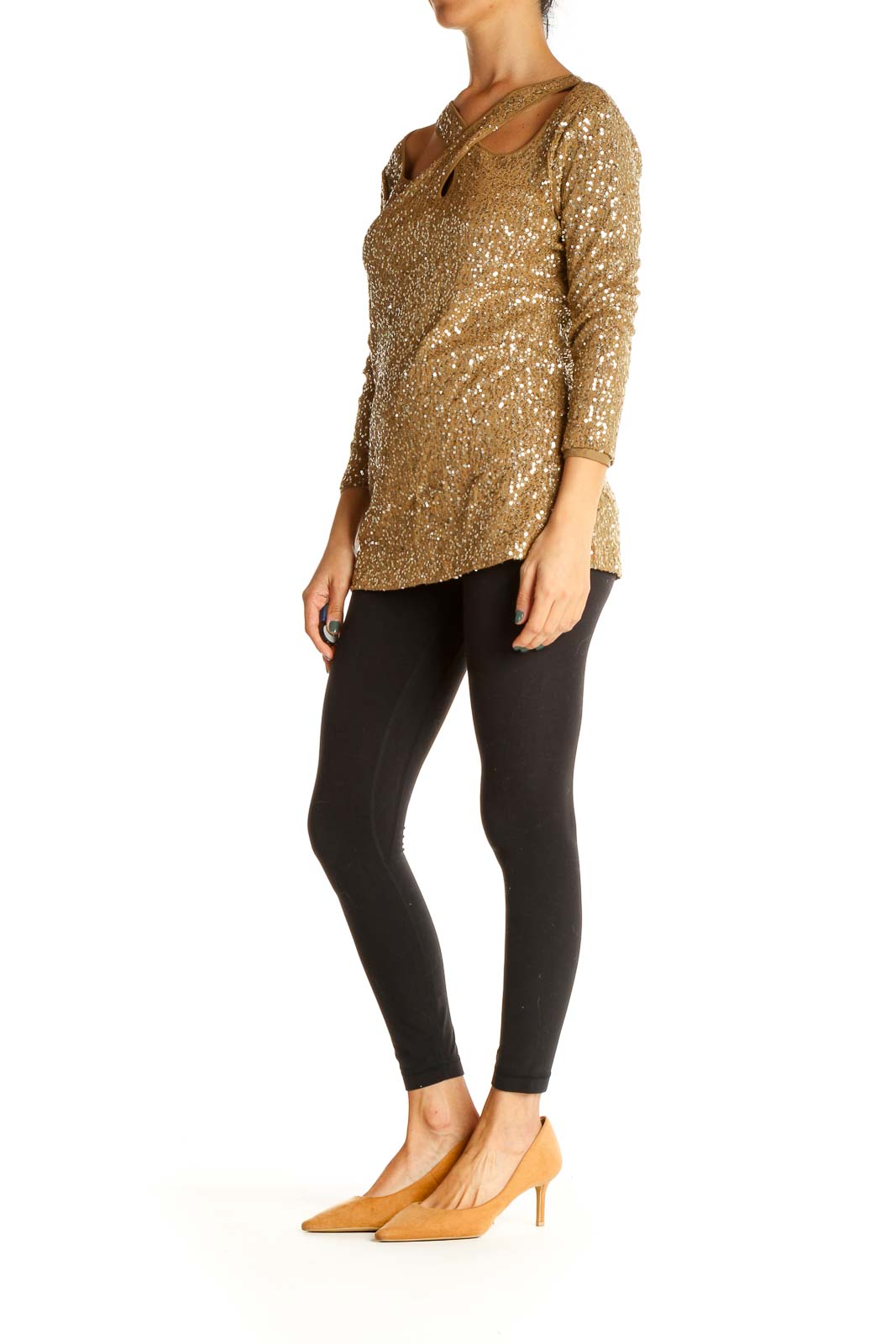 sequin formal top