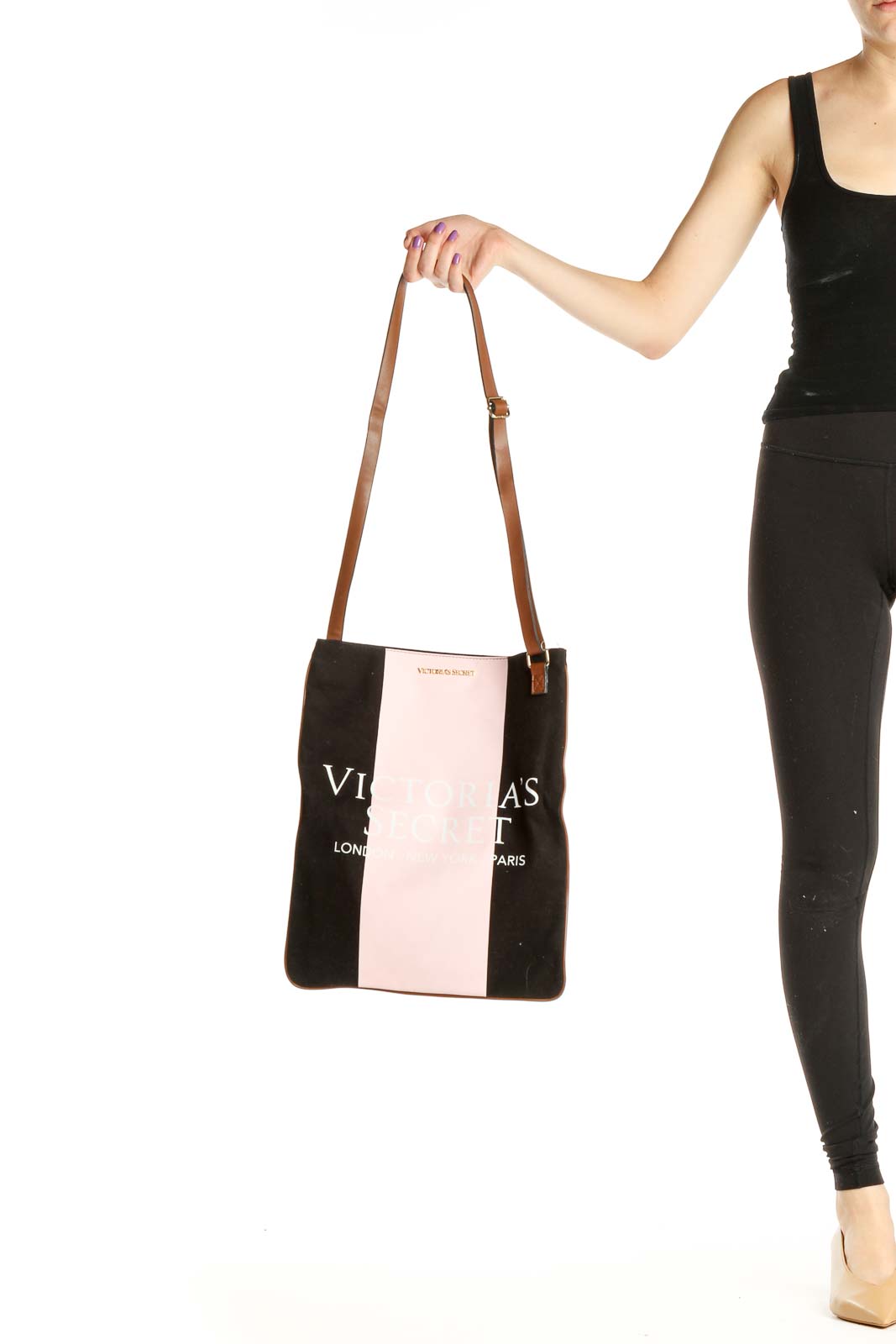 NWT Victoria's Secret Top Zip CrossBody Bag