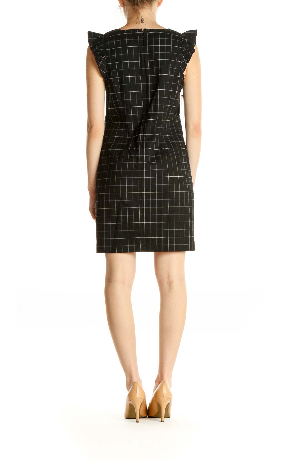 Checkered 2024 work dress