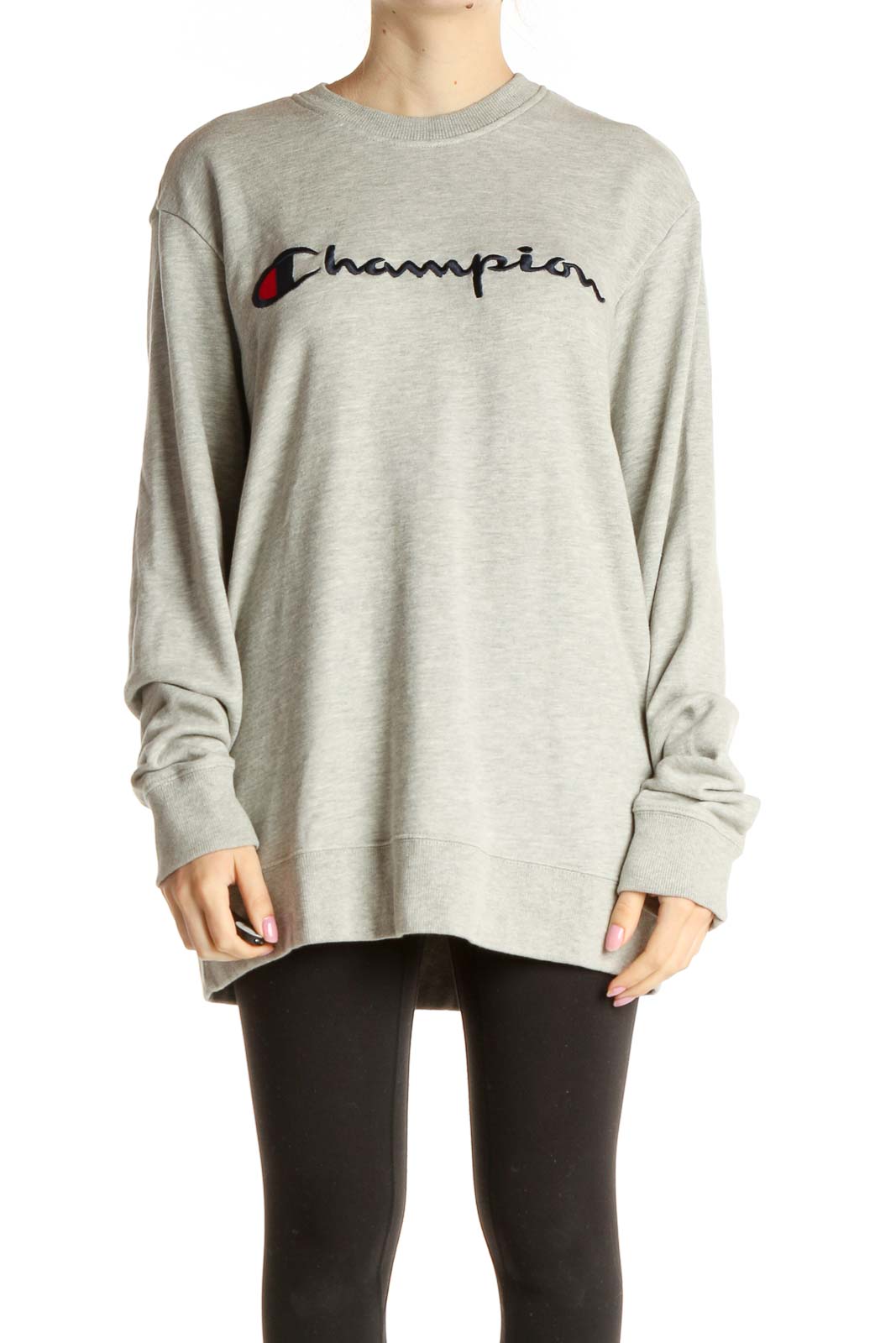 Gray Sweatshirt Front