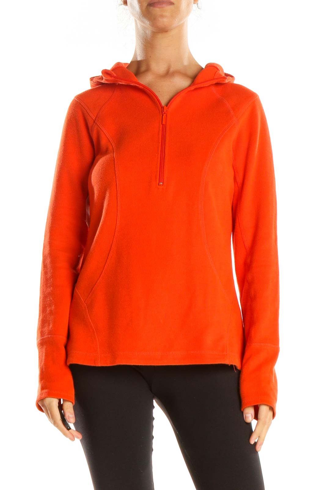 Orange Sweatshirt Front