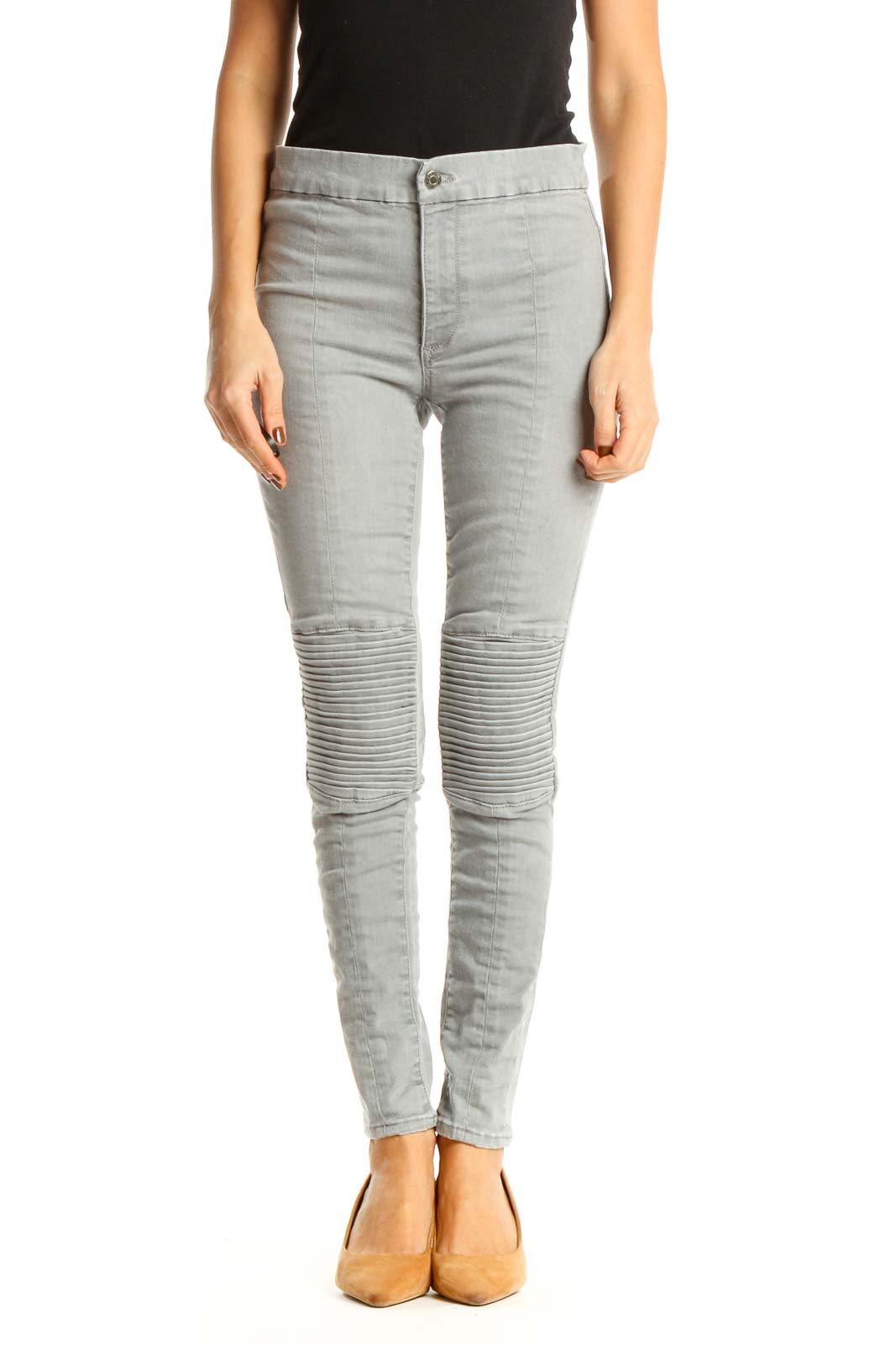 Gap Gray Skinny Jeans Cotton Spandex Elasterell P SilkRoll