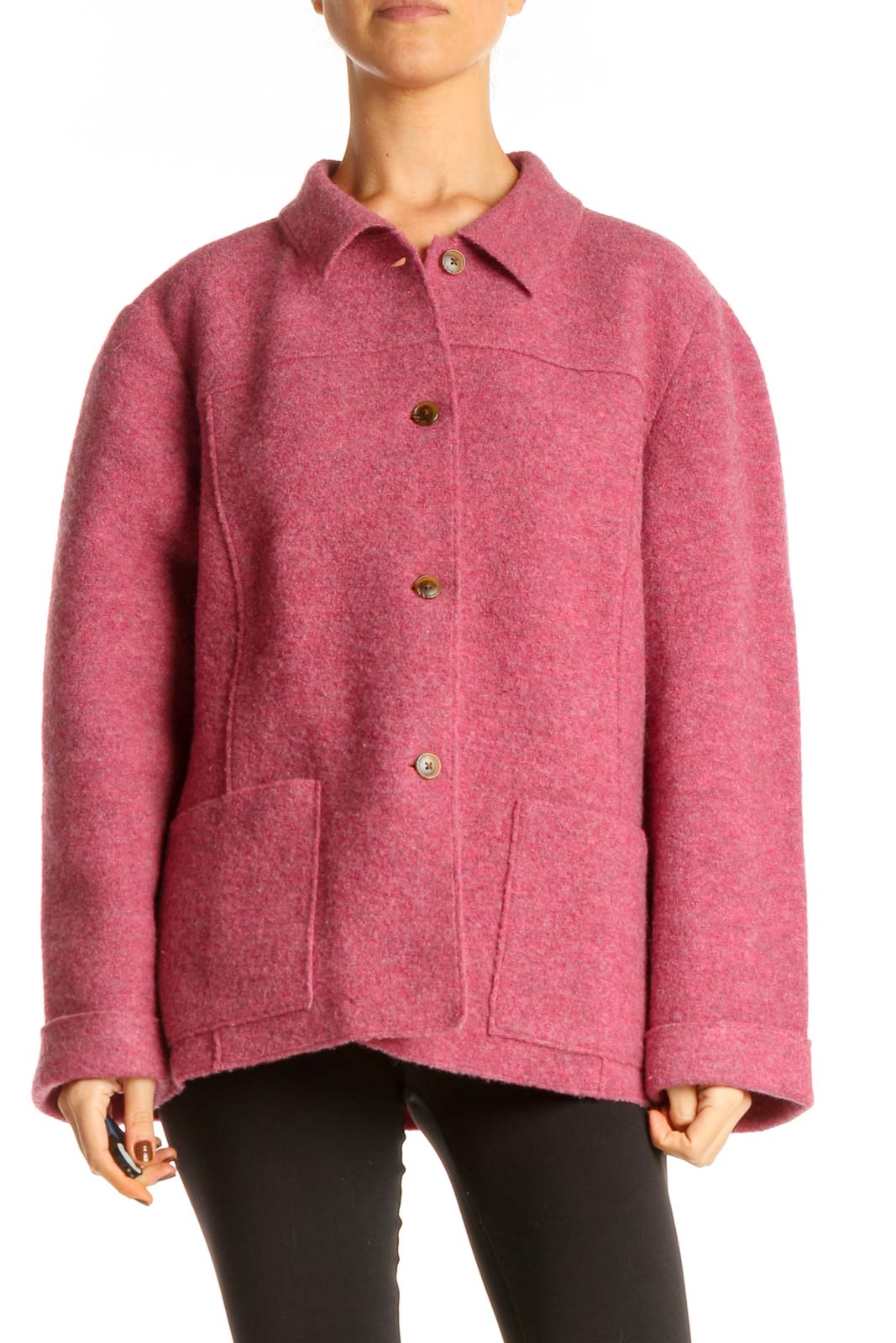 Pink Jacket Front