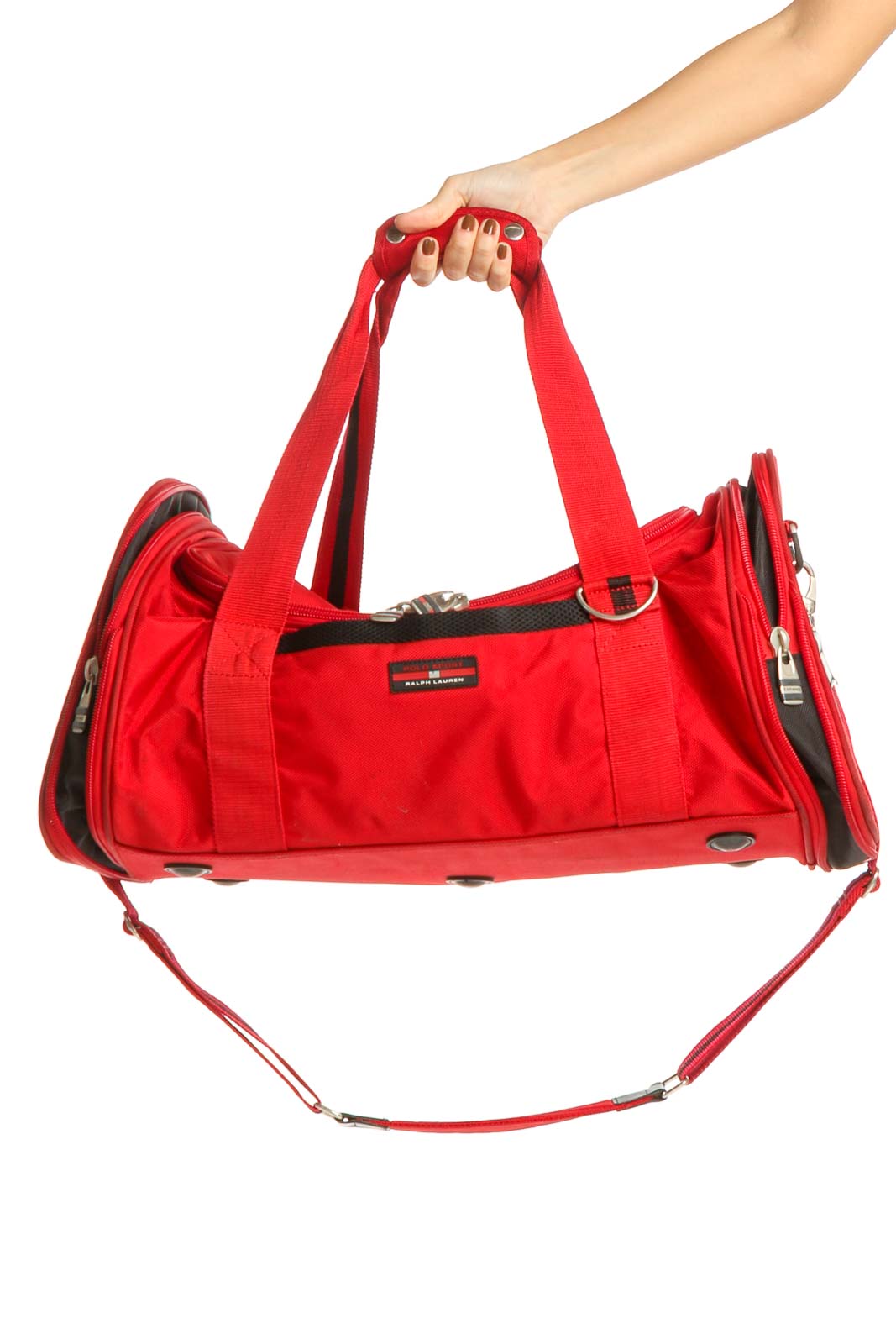 Red Duffle Bag Front