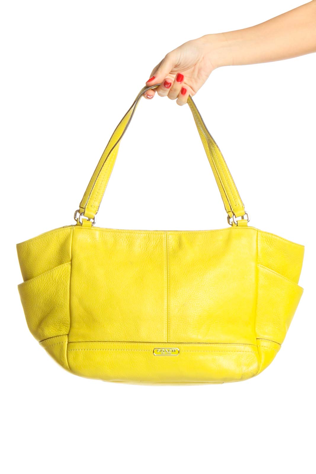 Yellow Duffle Bag Front