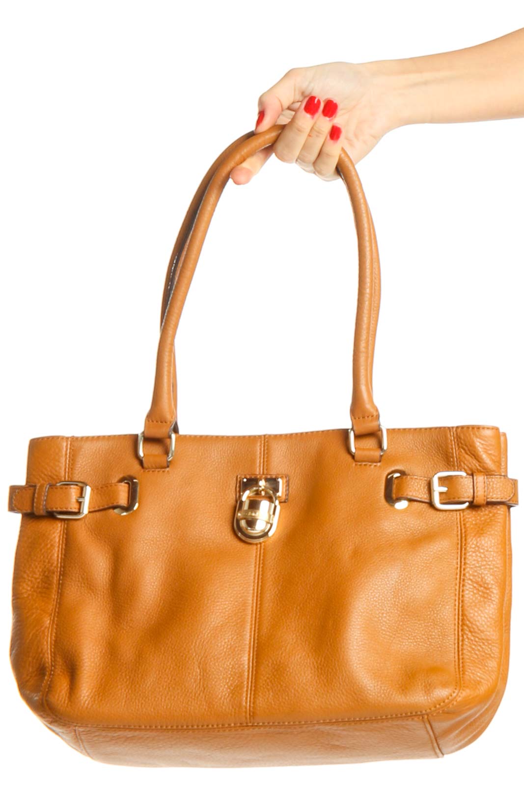Brown Tote Bag Front