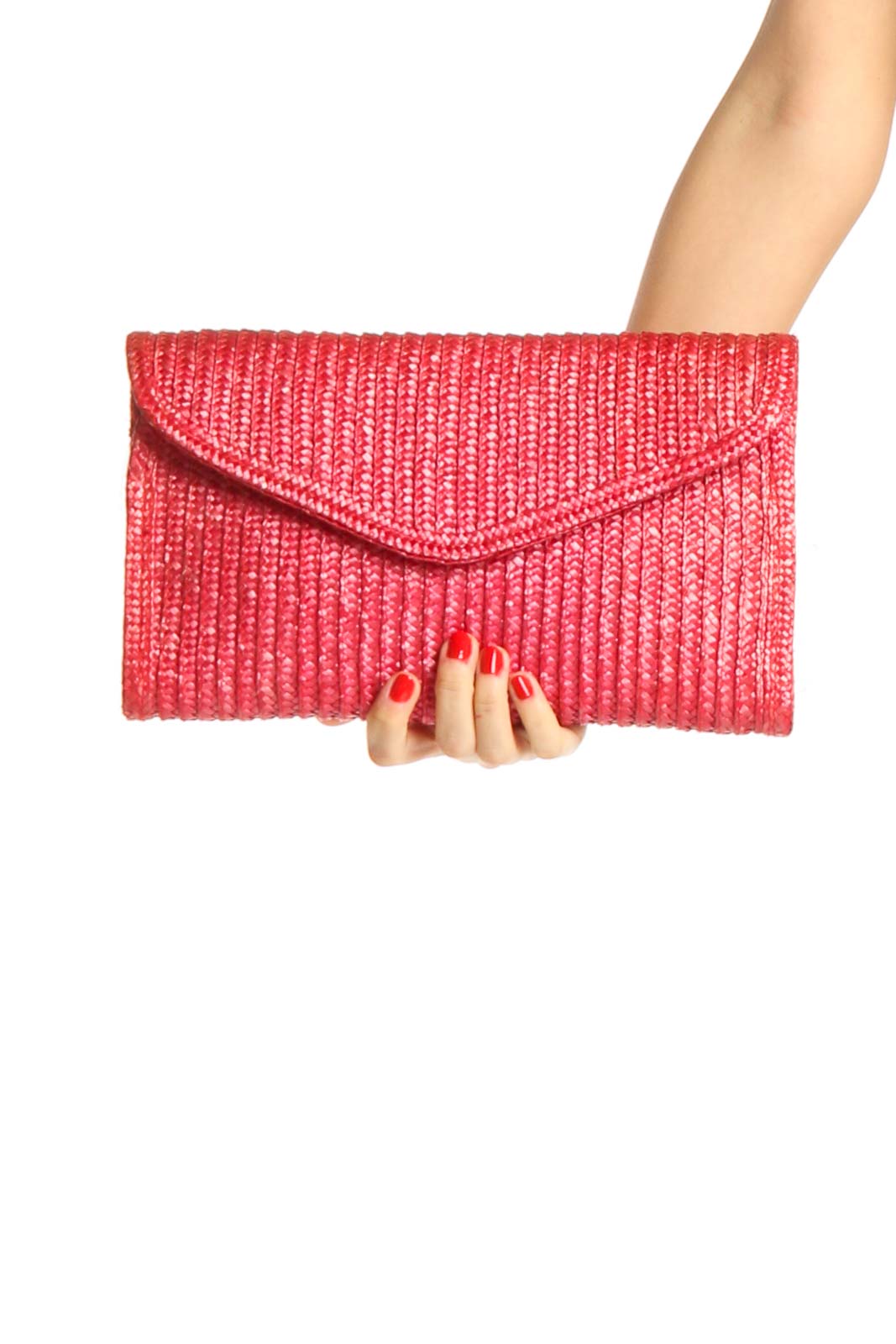 Red Clutch Bag Front