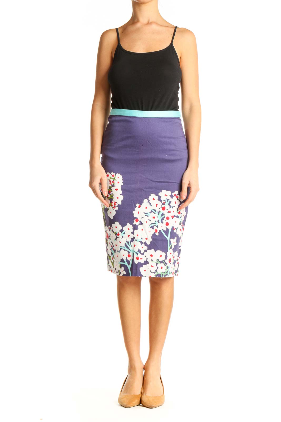 Elisabetta Franchi Purple Skirt Woman Candyviolet Donna » Modamica