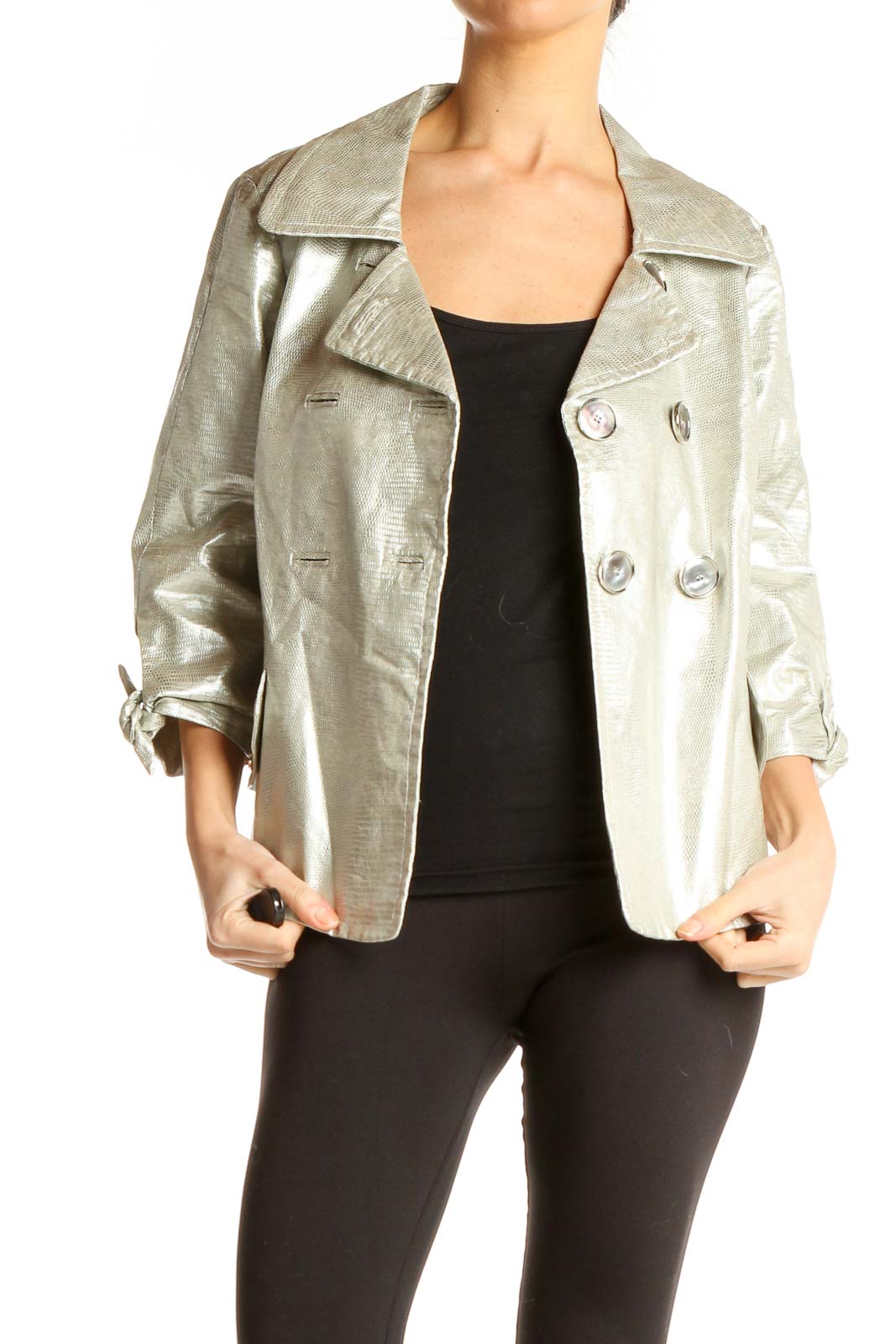 Silver Jacket Front