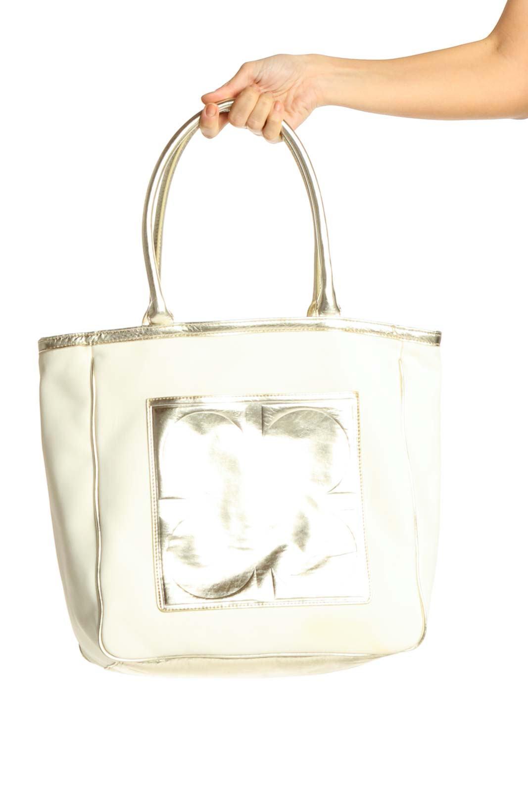 White Tote Bag Front