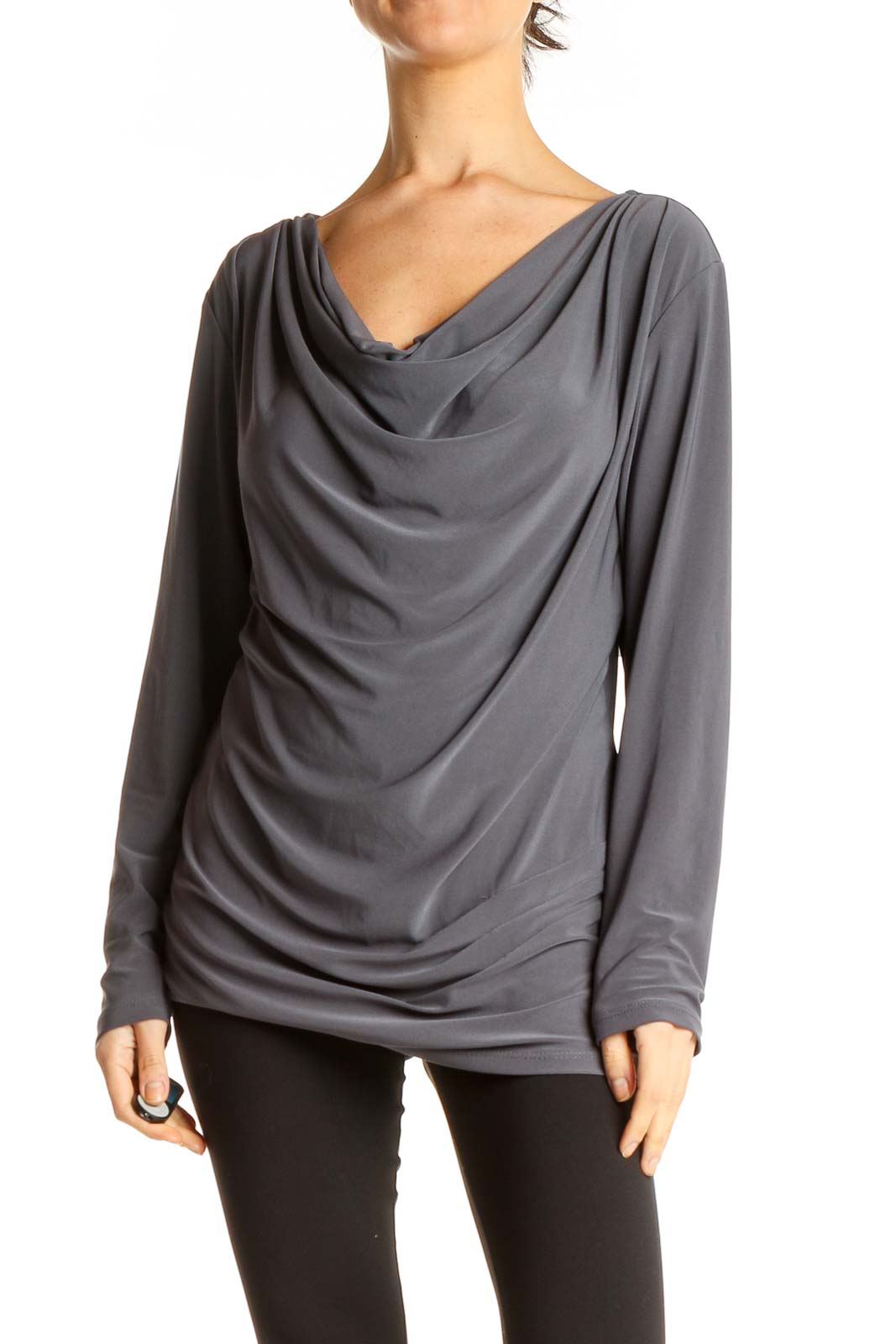 Gray Chic Top Front