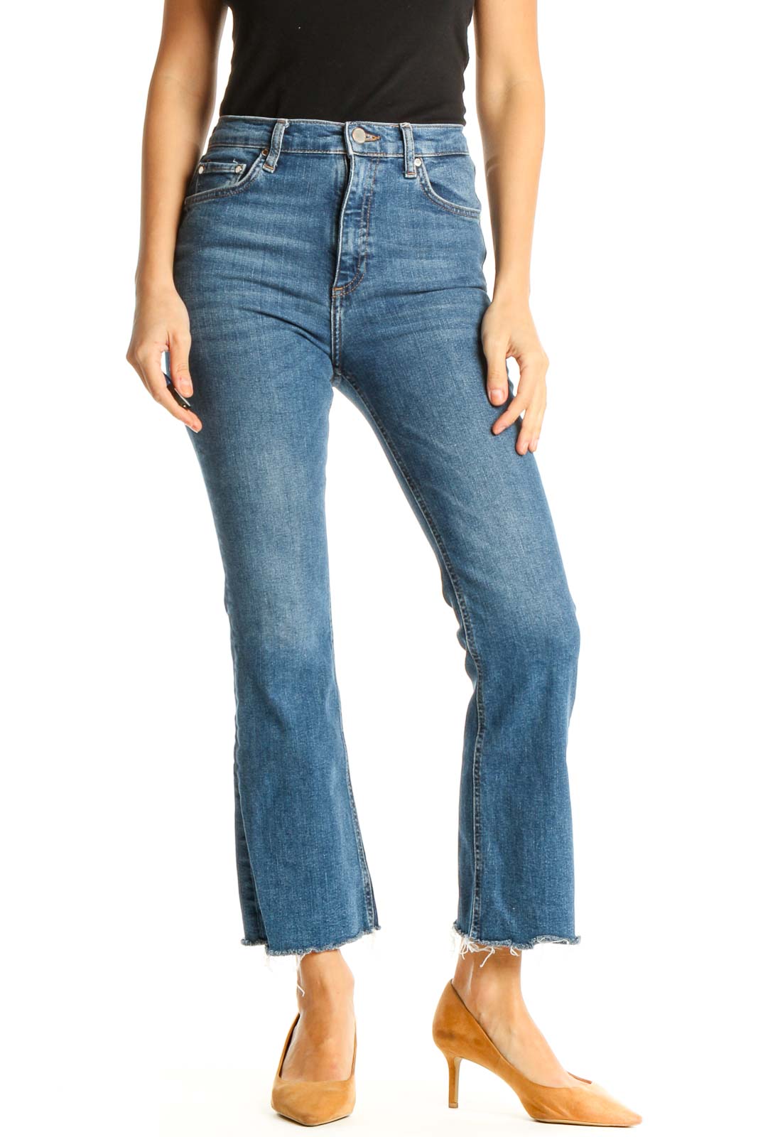 Blue Flair Jeans Front