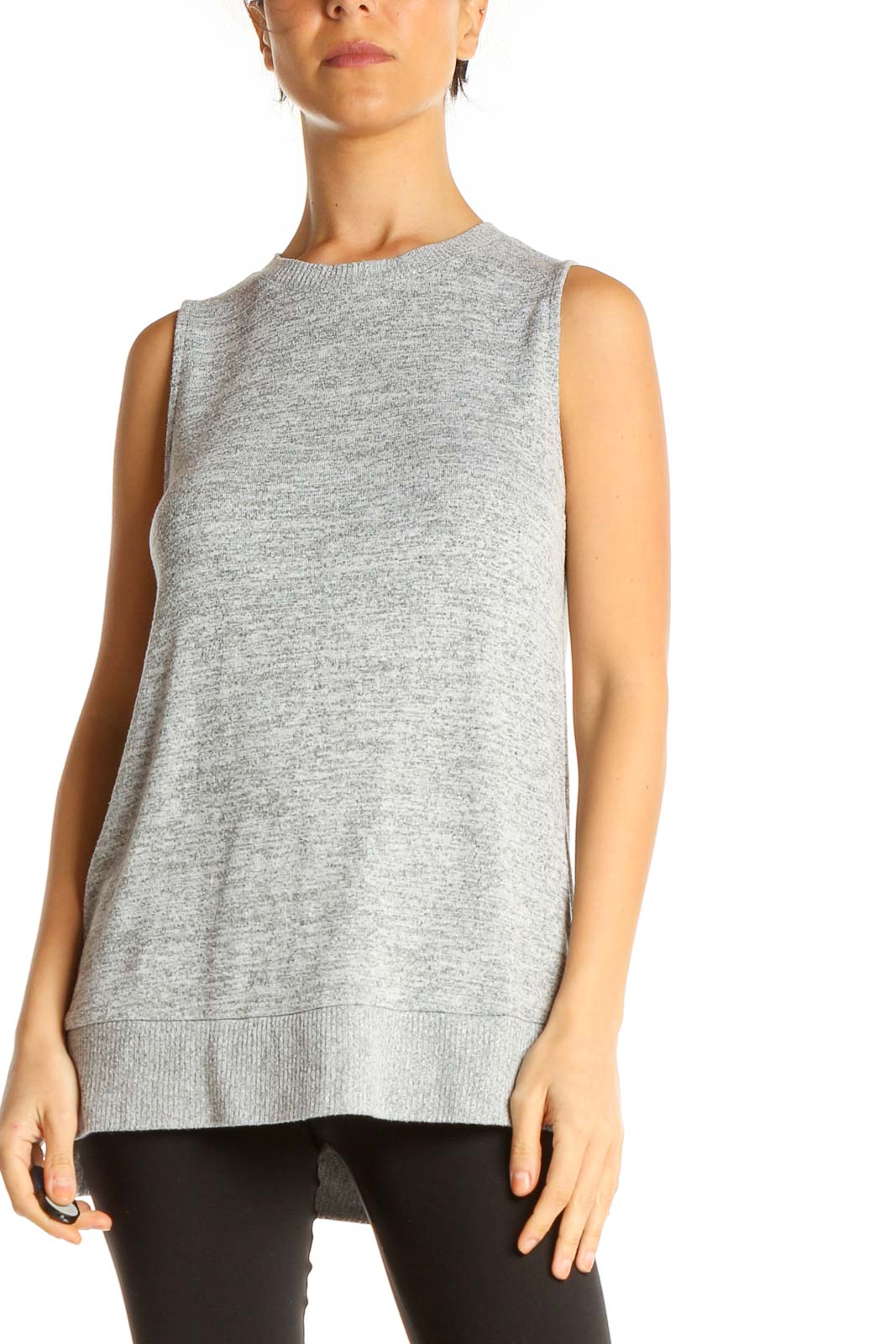 Gray All Day Wear Top Front