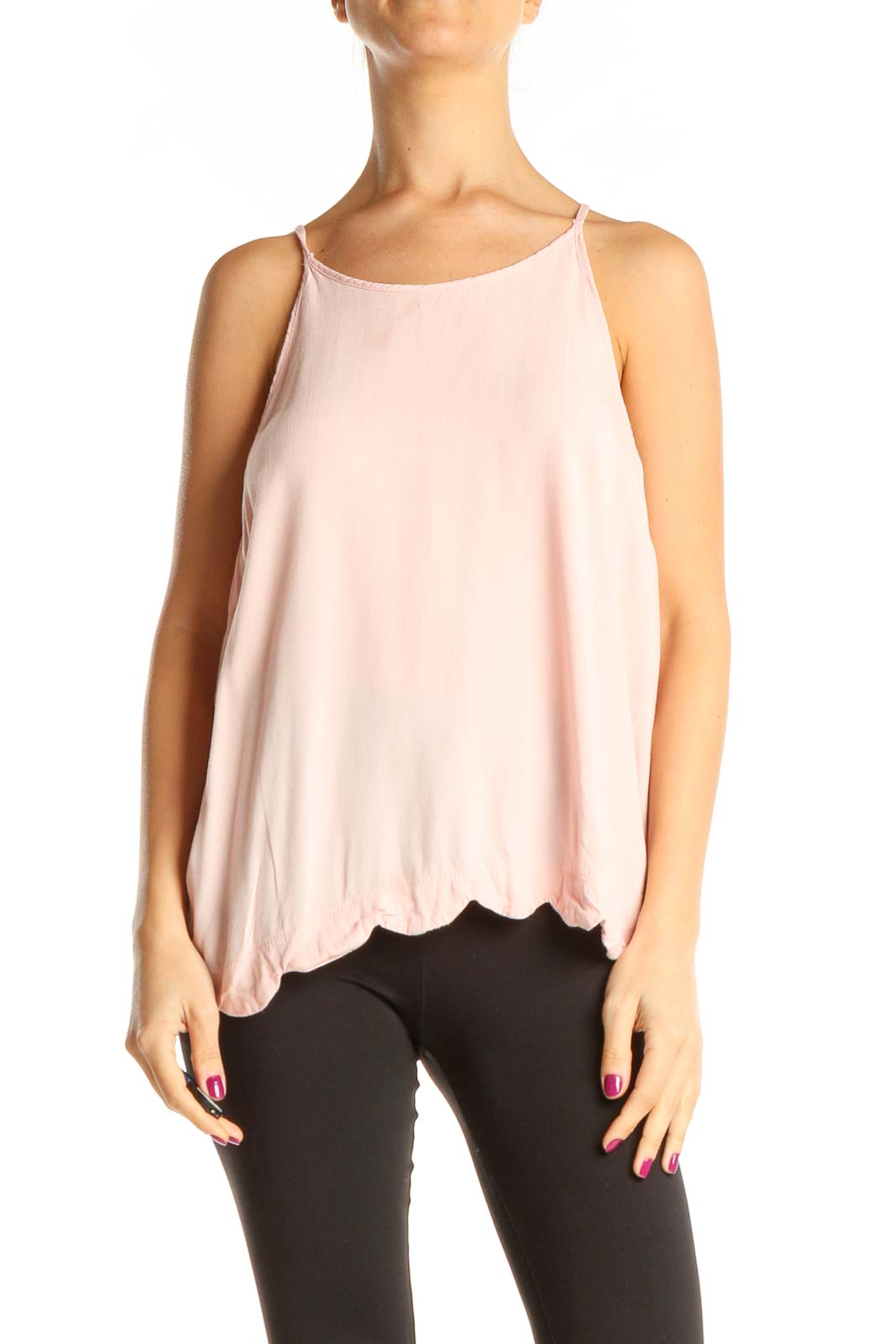 Pink Chic Tank Top Front