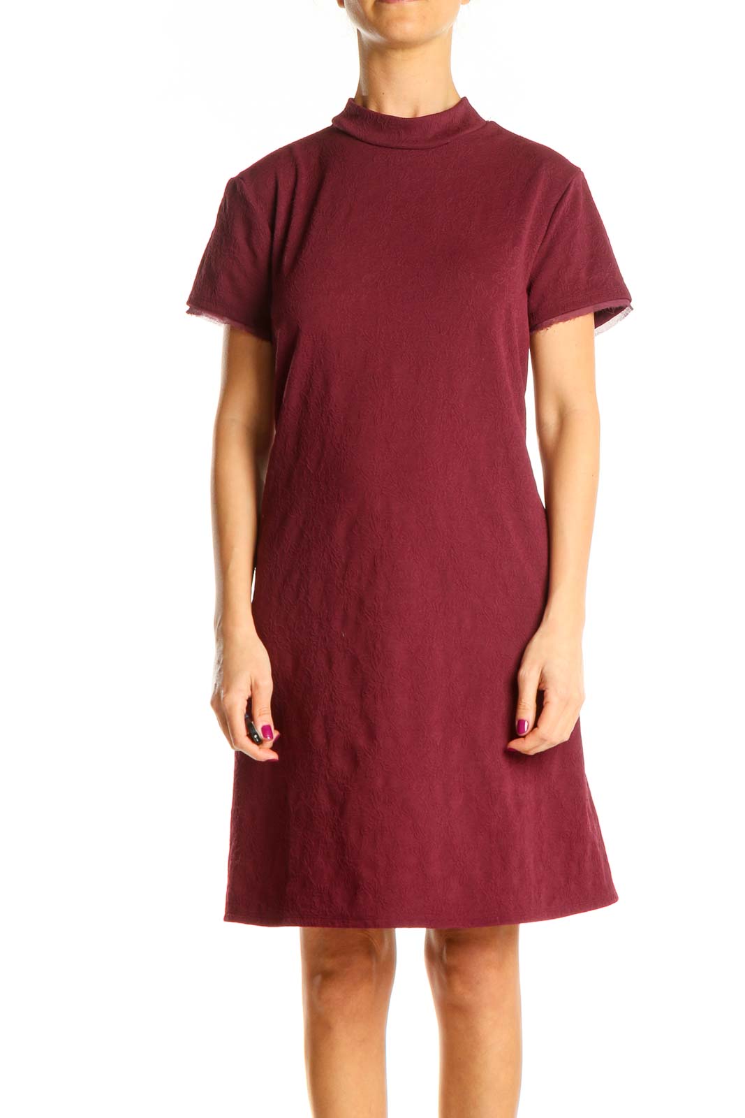 Red T-Shirt Dress Front