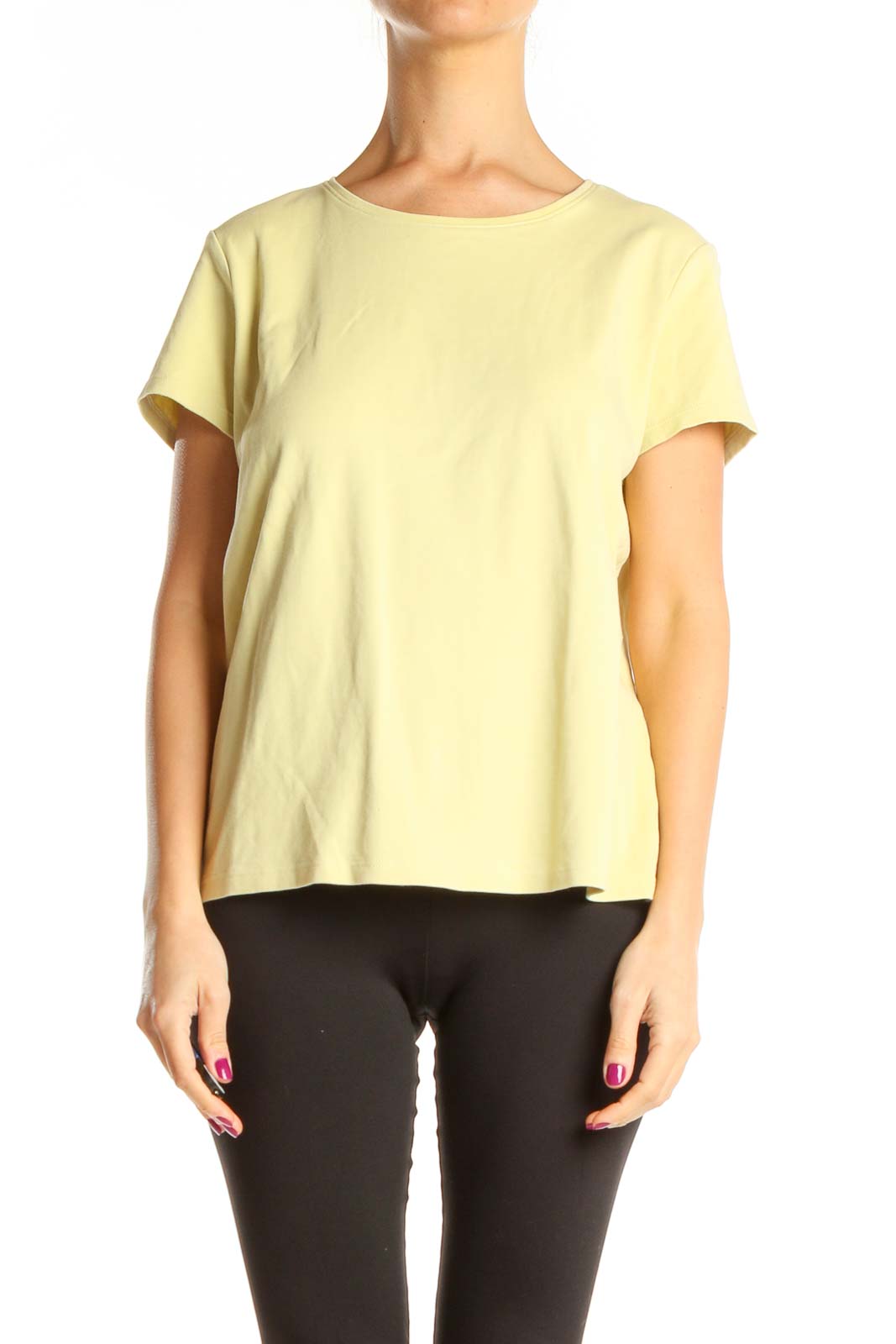 Yellow All Day Wear Top Front