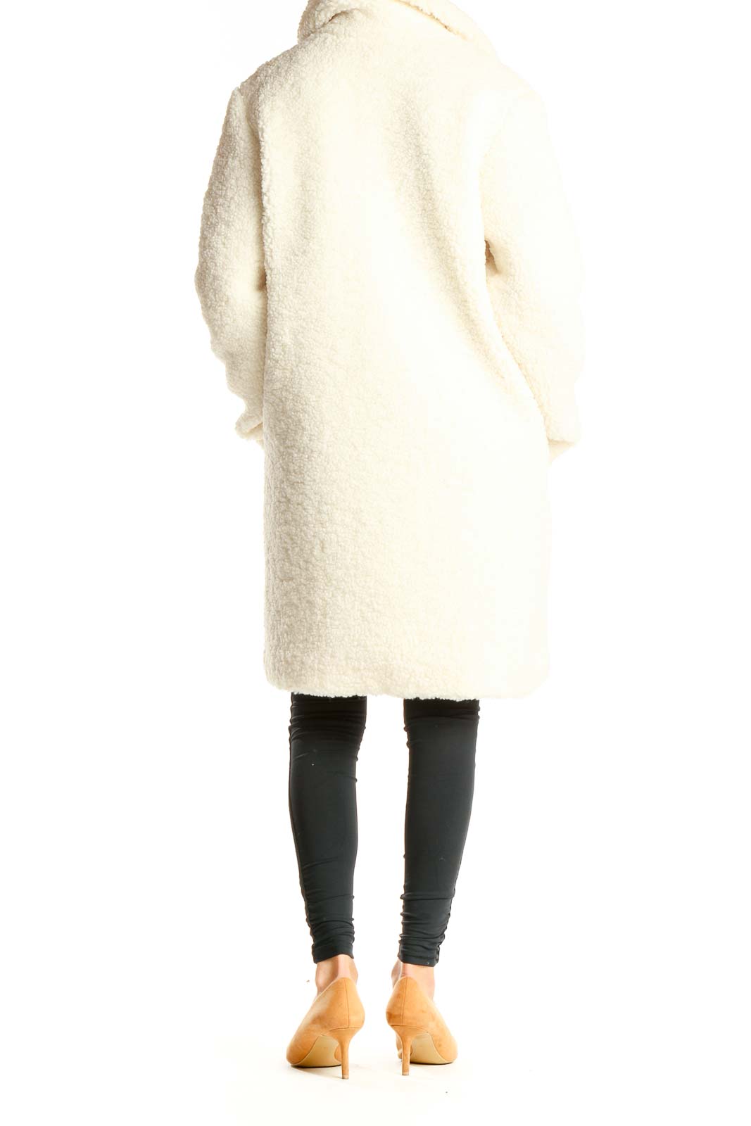 Fur Coat West long white