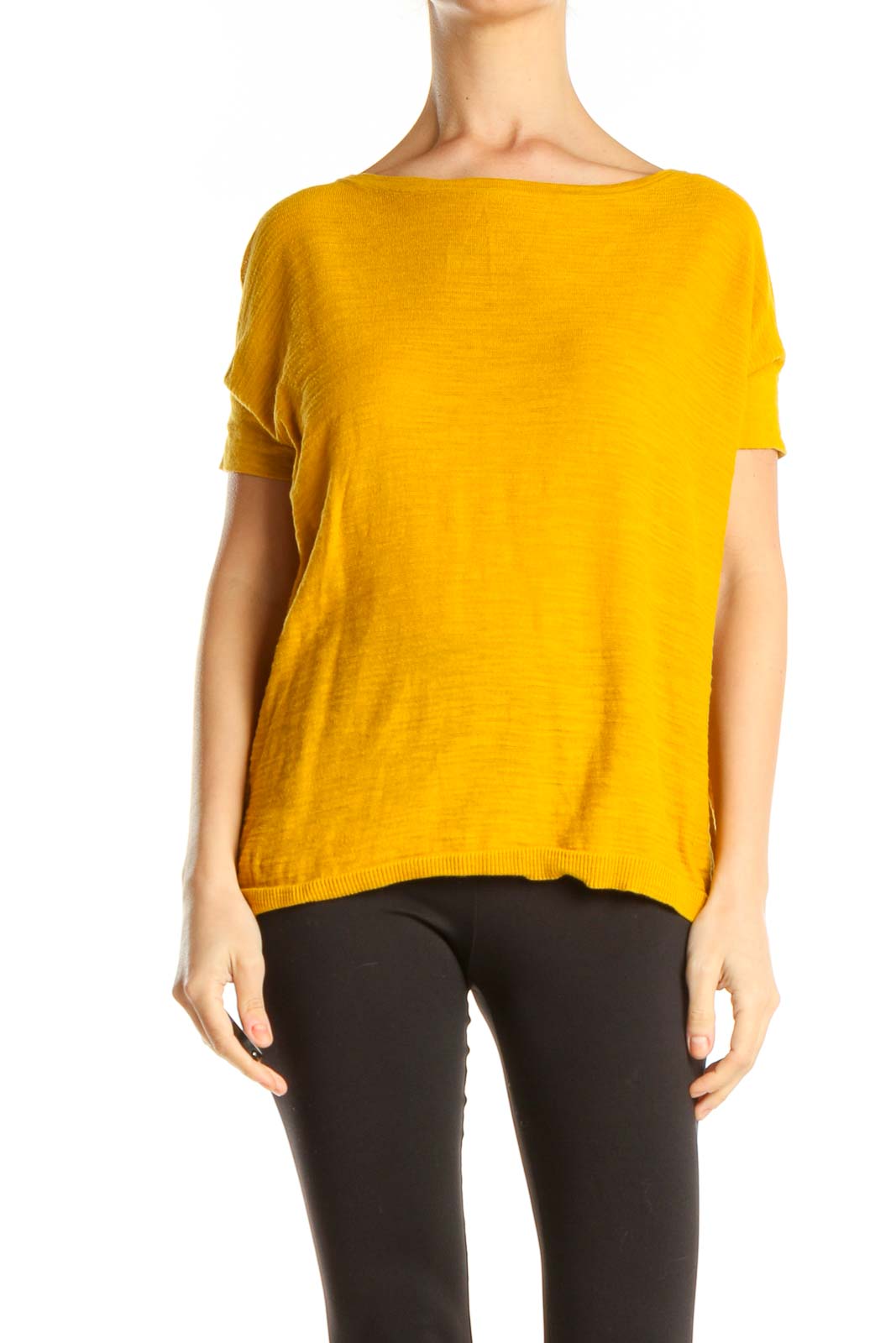 Yellow All Day Wear T-Shirt Front