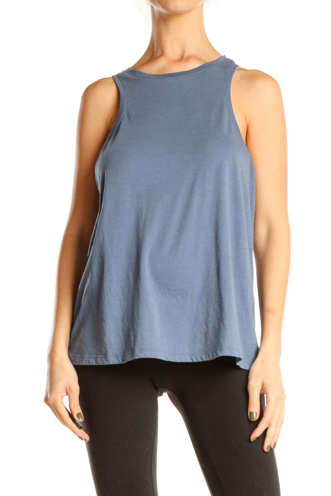 Blue Tank Top Front