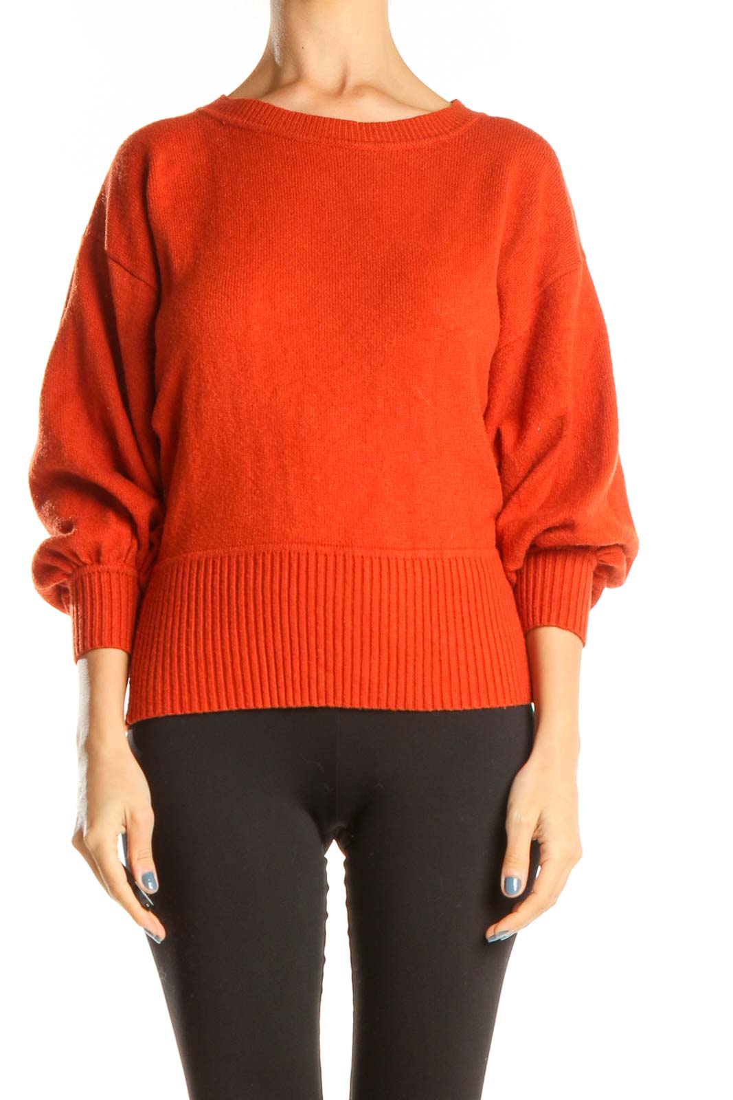 Orange Sweater Front