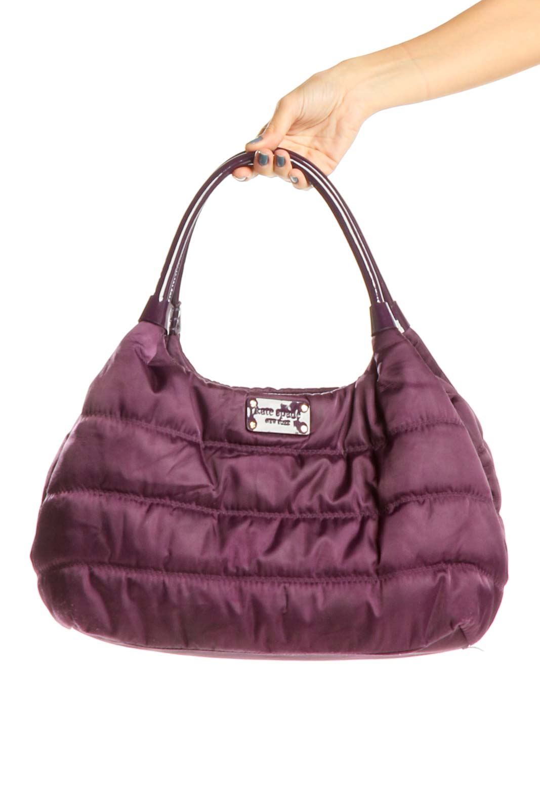 Purple Puffy Bag Front