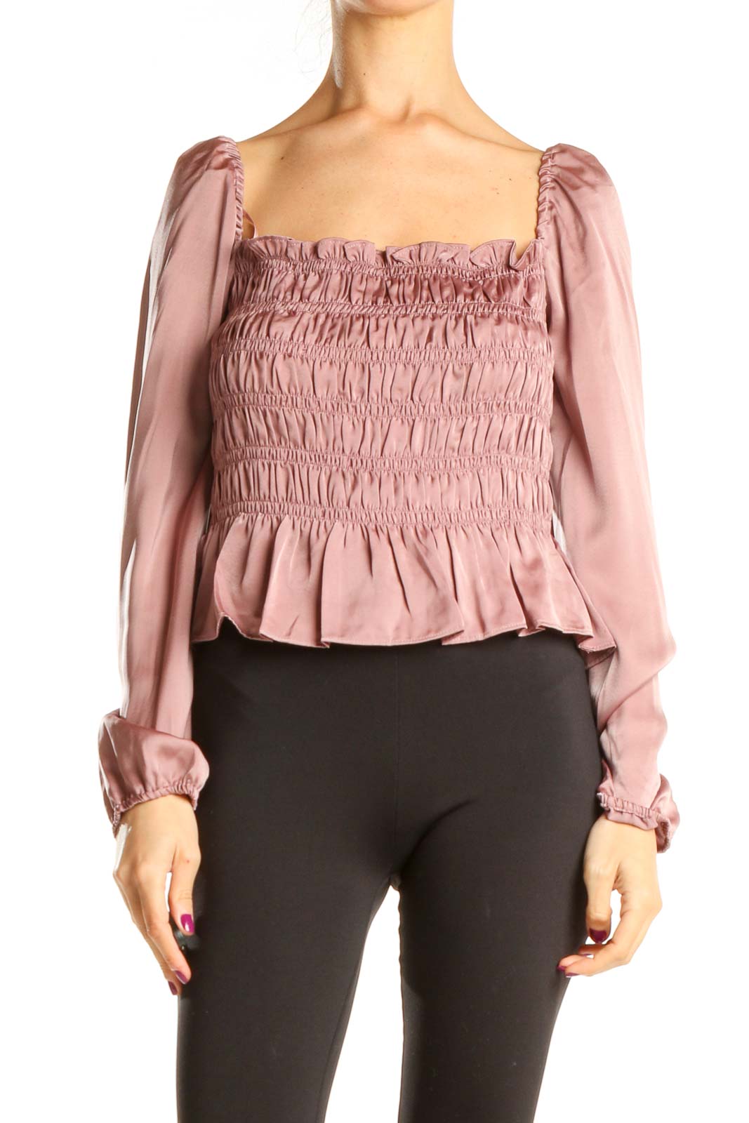 Pink Party Blouse Front
