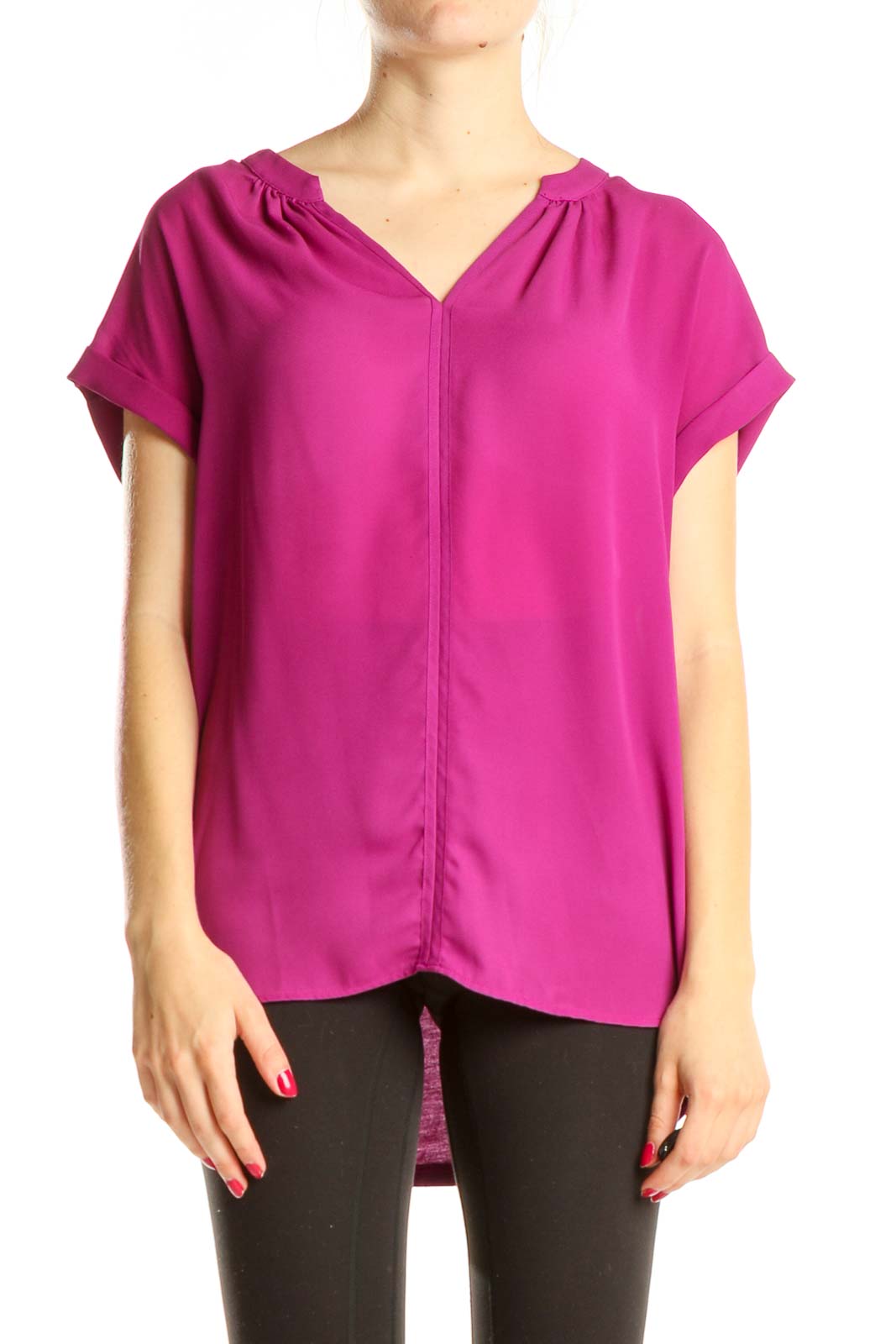 Pink Classic Blouse Front