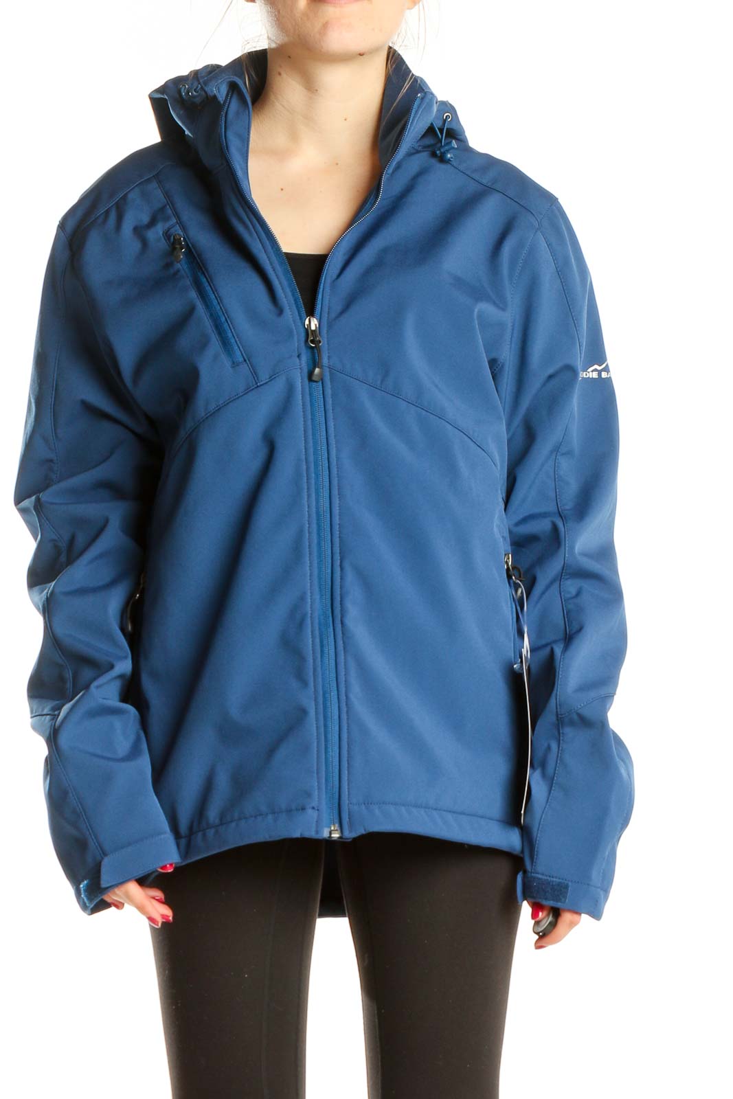 Blue Rain Jacket Front