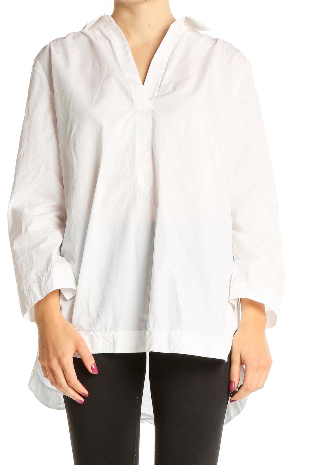 White Formal Top Front