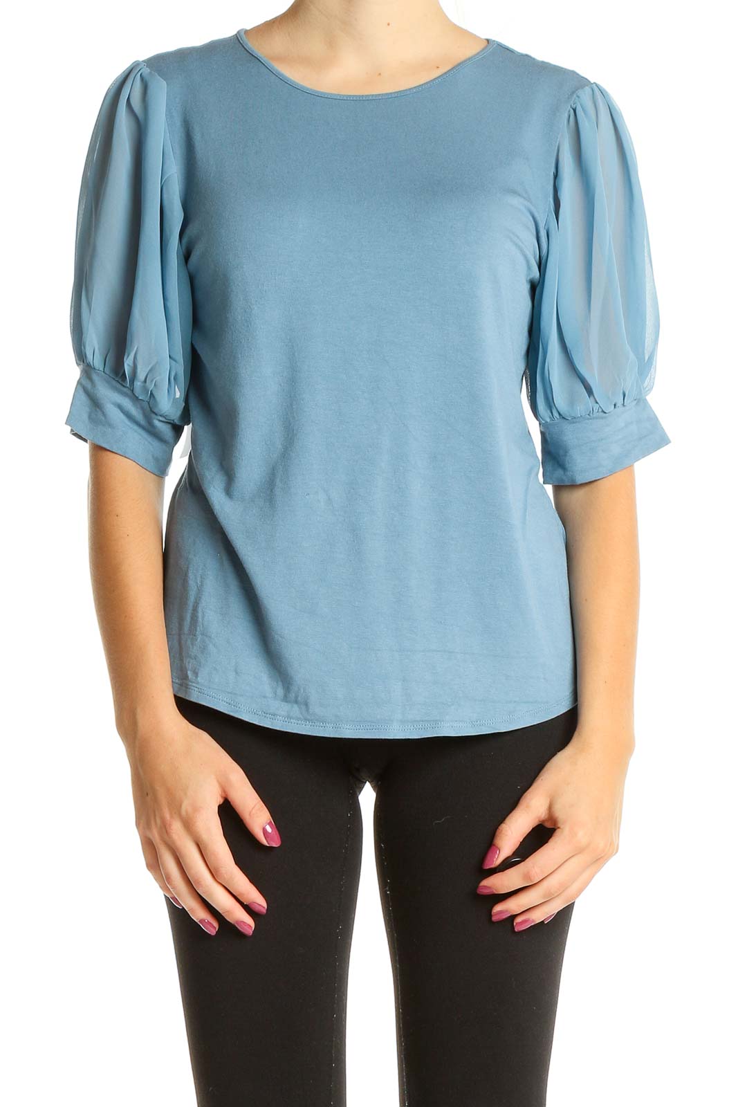 Blue Chic Top Front