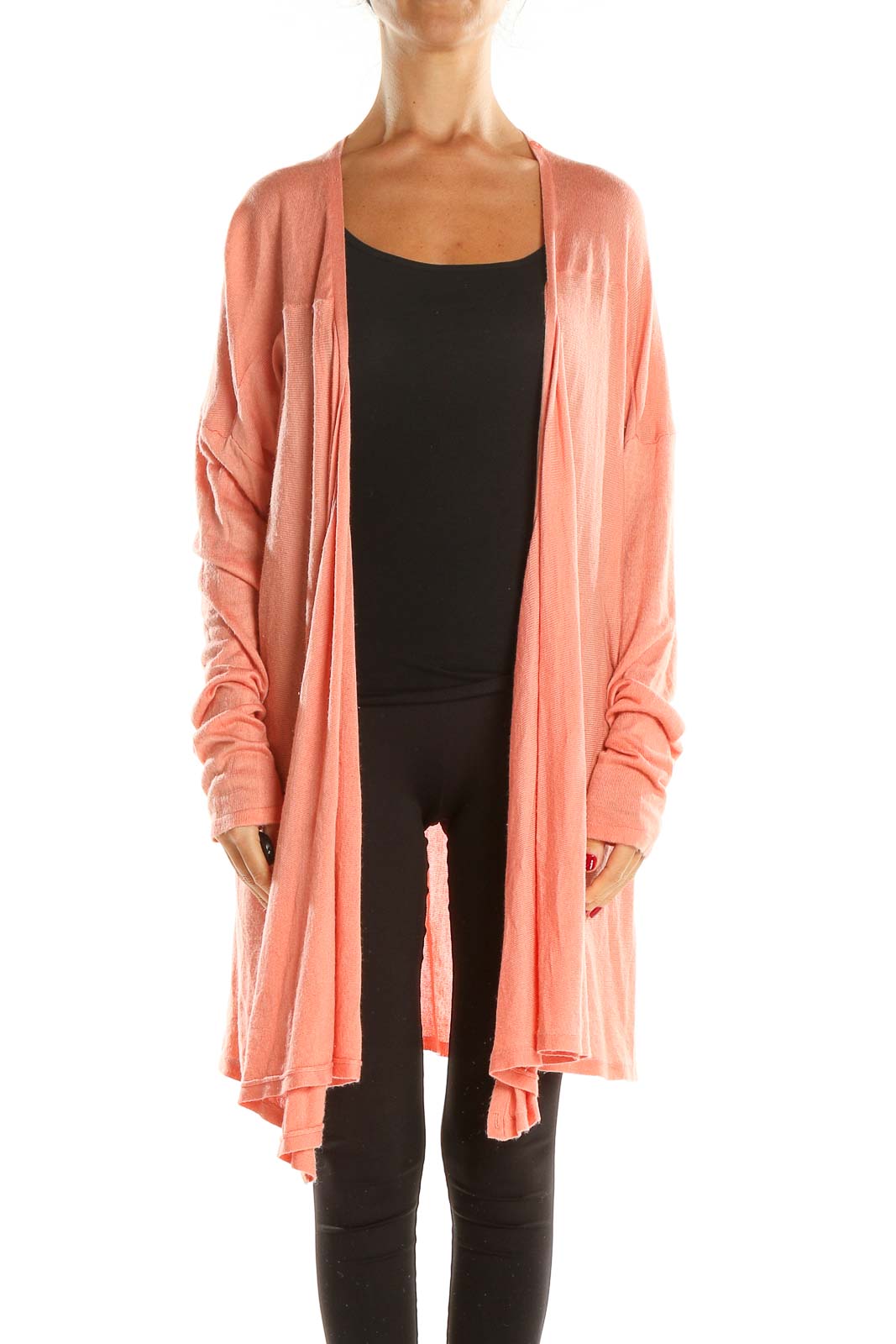 Pink Cardigan Front