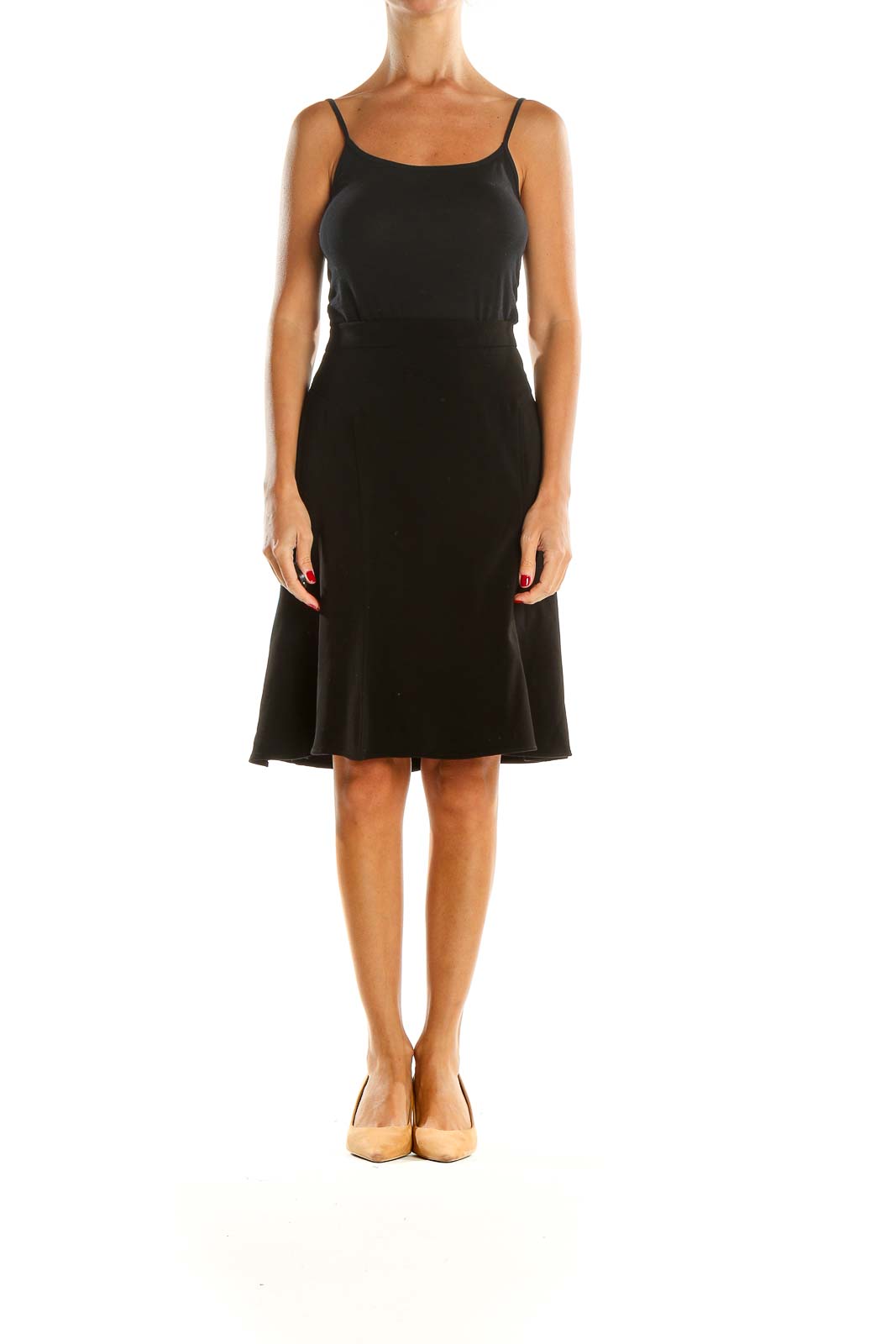 White house black market hotsell satin skirt