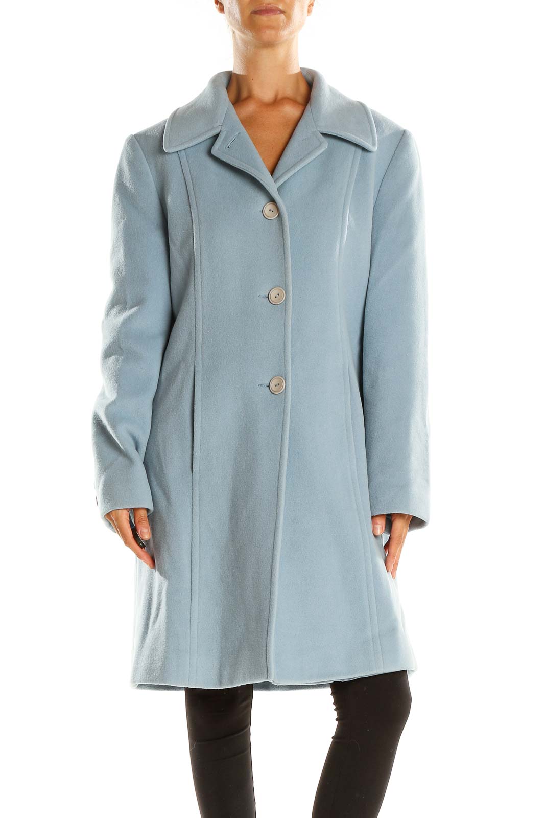 Light Blue Coat Front