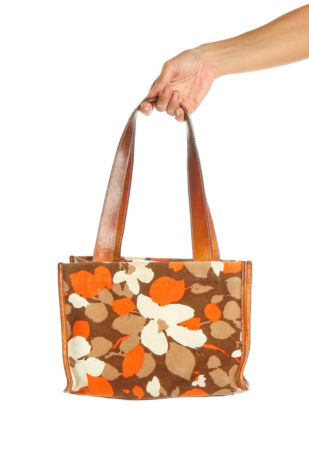 Multicolor Floral Mini Tote Bag Front