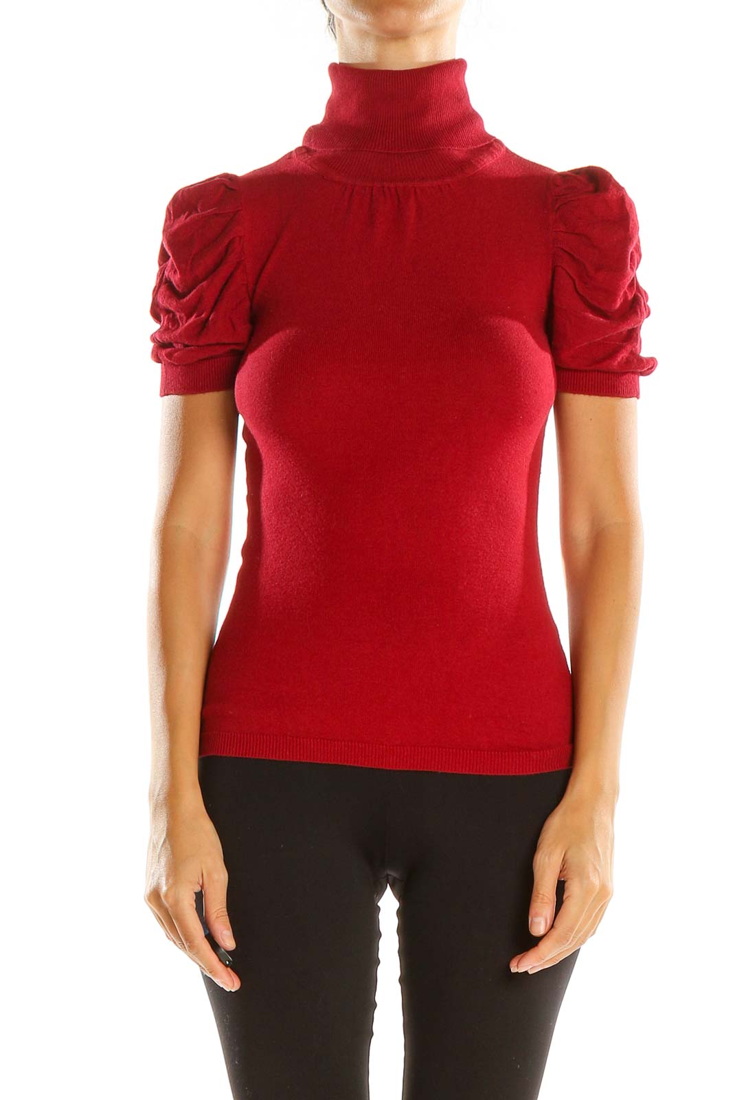 Red Retro Top Front