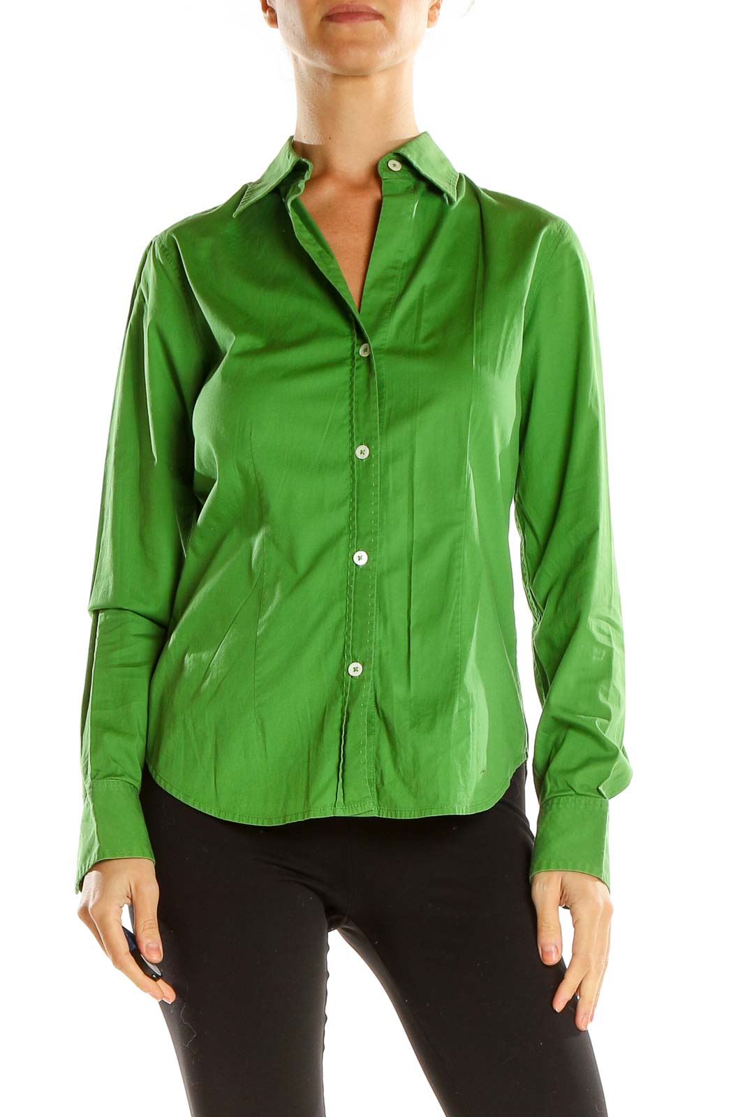 Green Formal Top Front