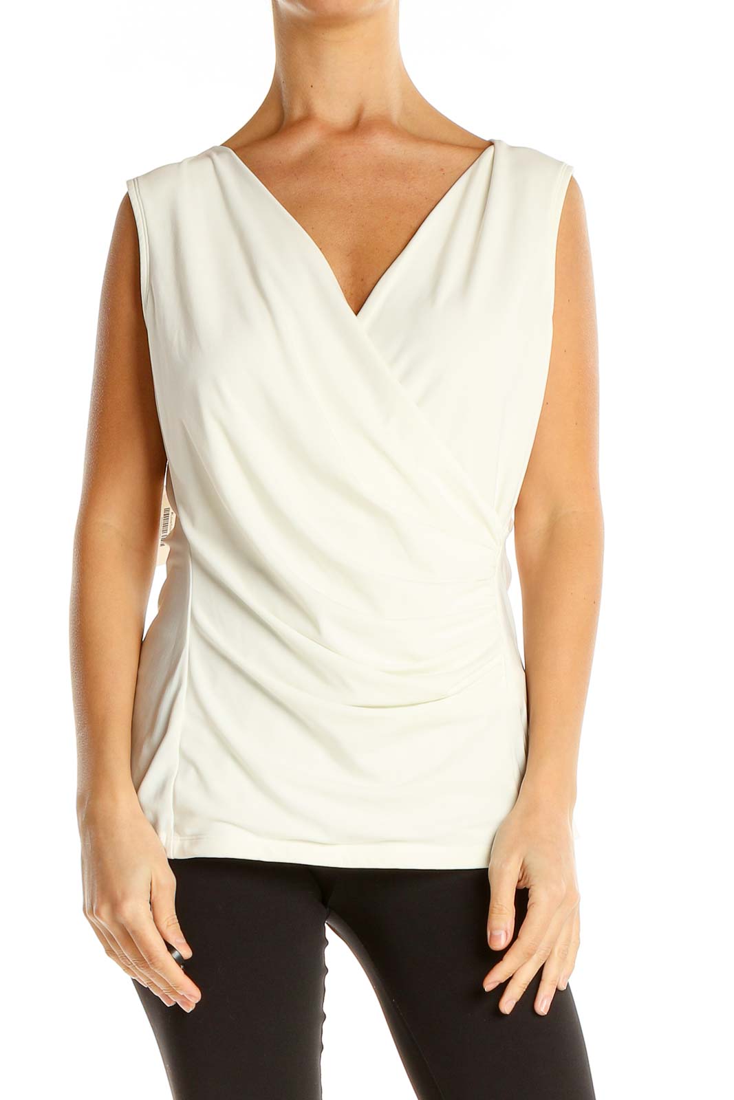 White Chic Blouse Front