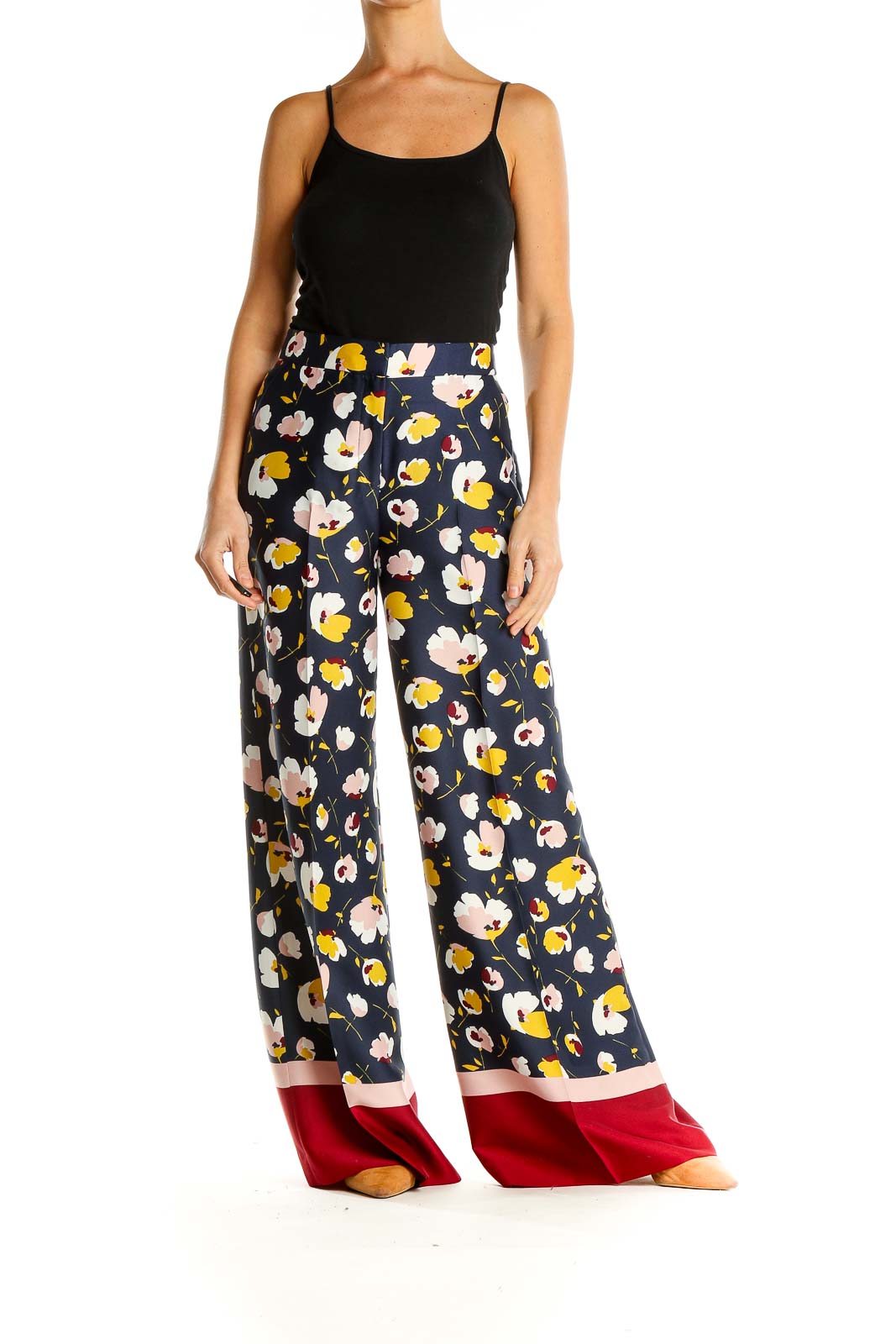 Buy Boden Blue Hampshire Ponte Trousers from Next USA