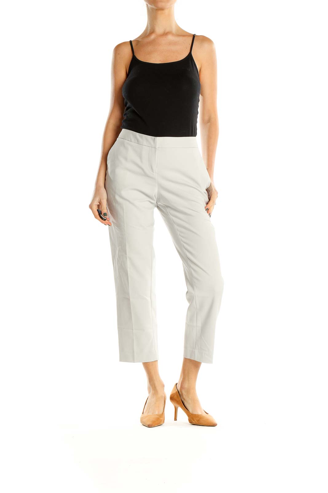 Buy Reiss Cream Aleah Pull On Trousers from Next USA