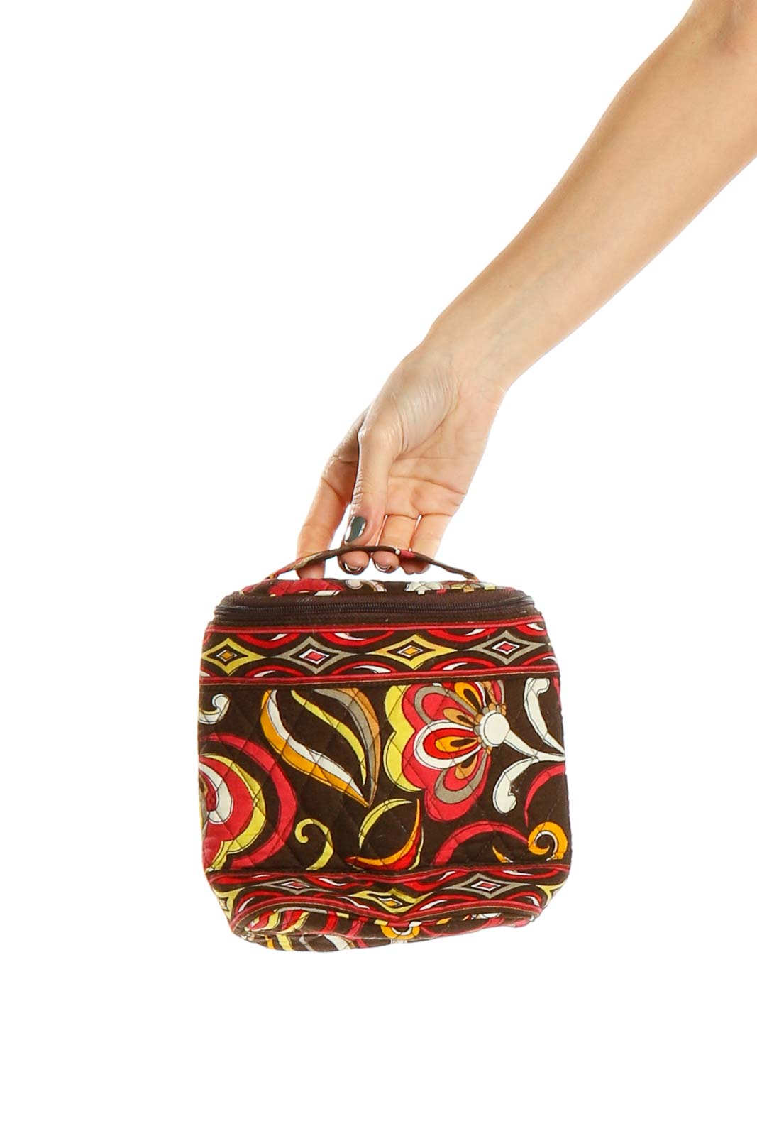 Multicolor Printed Lunch Bag Front