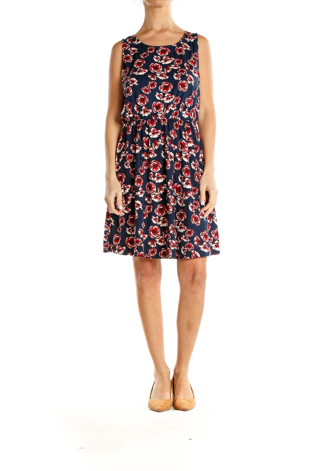 French grey hotsell floral dress