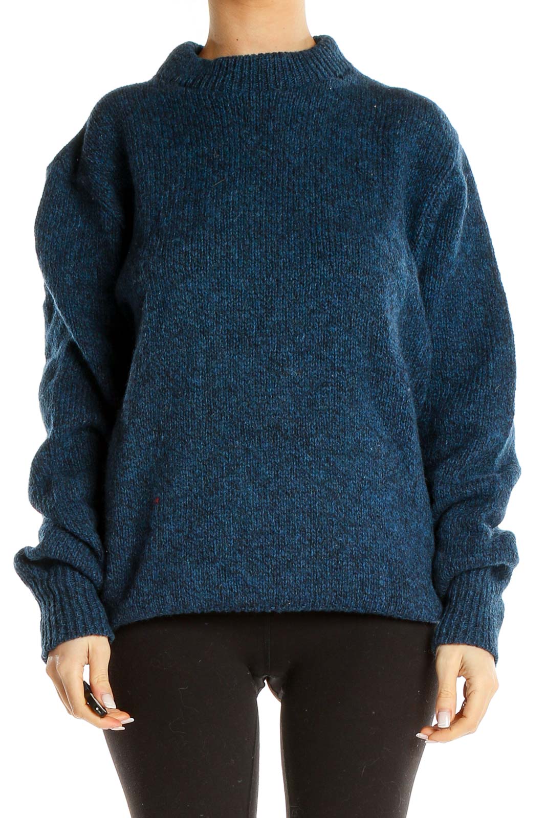 Blue Classic Sweater Front
