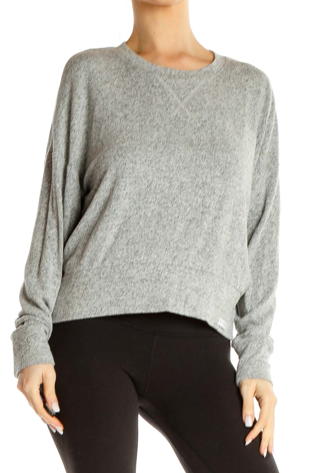 Gray Heather Sweater Front