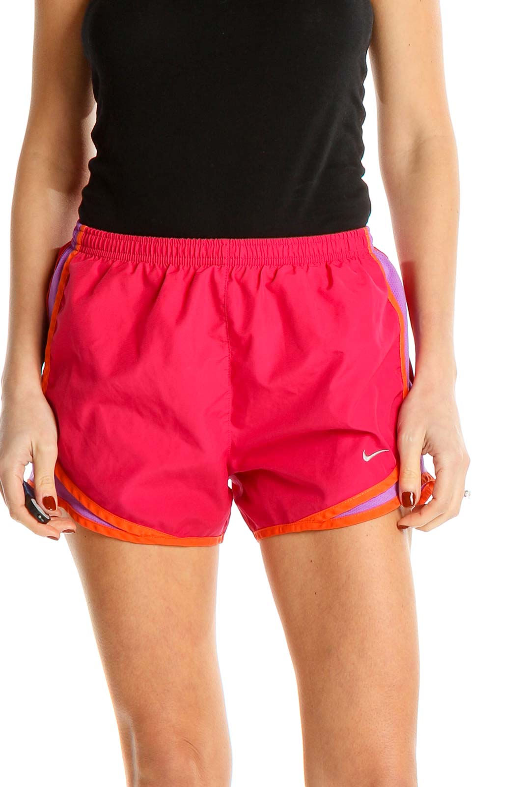Pink Activewear Shorts Front