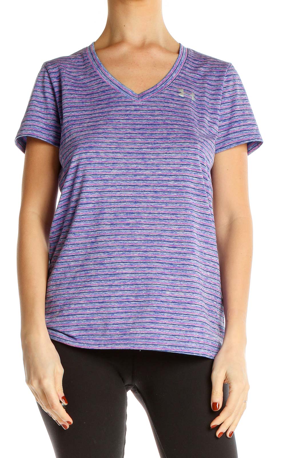 Purple Activewear T-Shirt Front