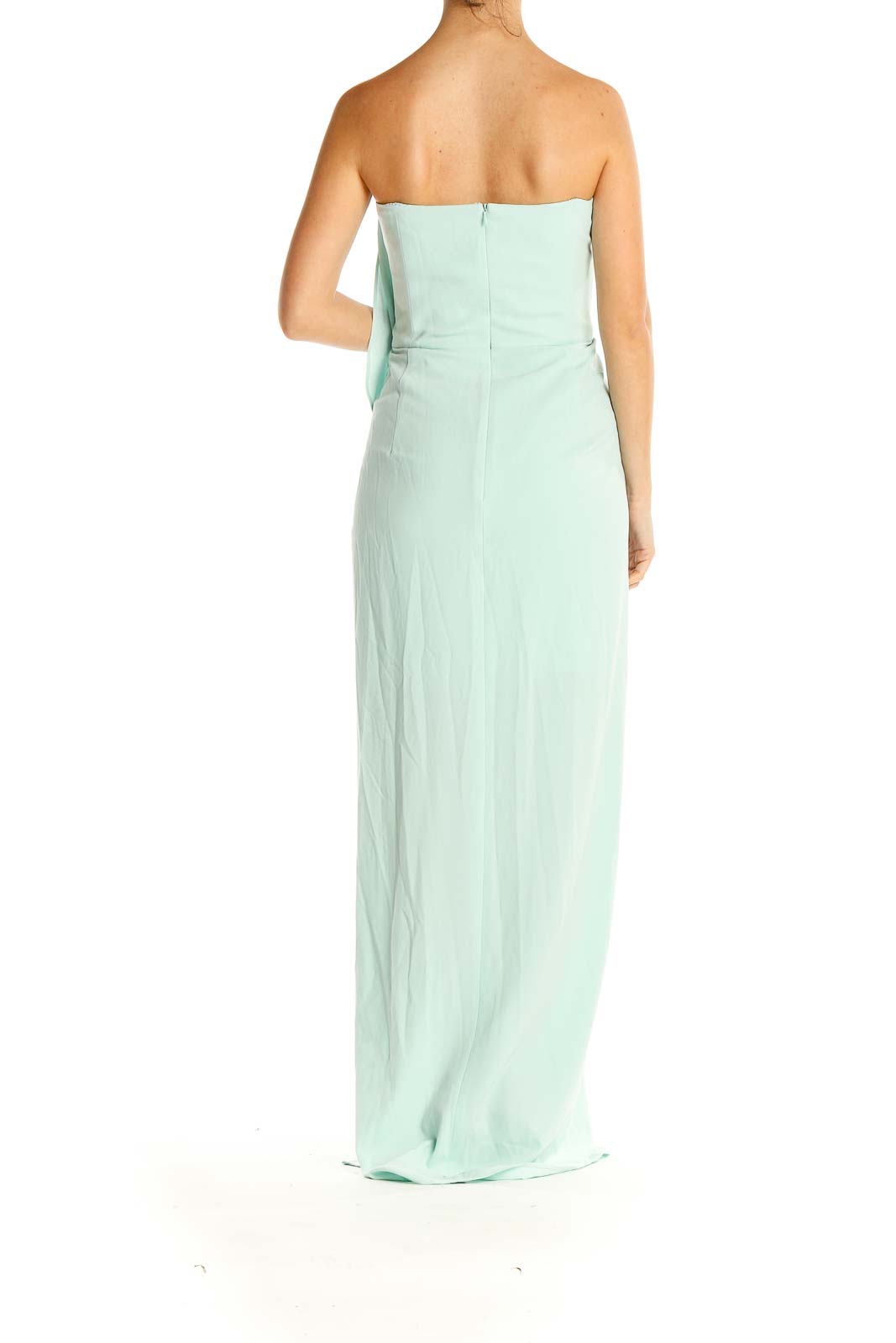 Halston Heritage Blue Ball Gown